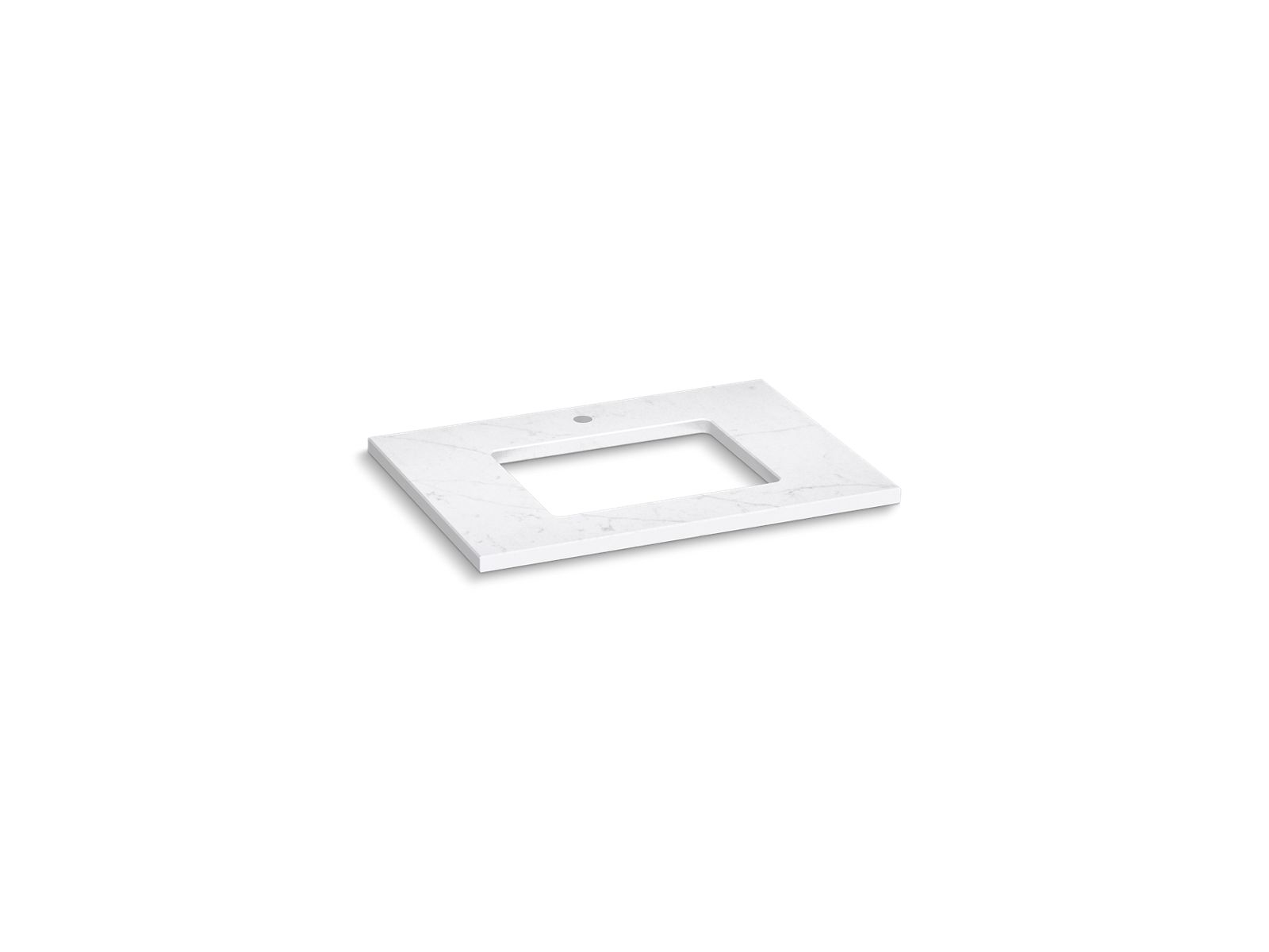 61319-silestone-31-quartz-vanity-top-with-rectangular-cutout-4.jpg Silestone® 31" quartz vanity top with rectangular cutout
