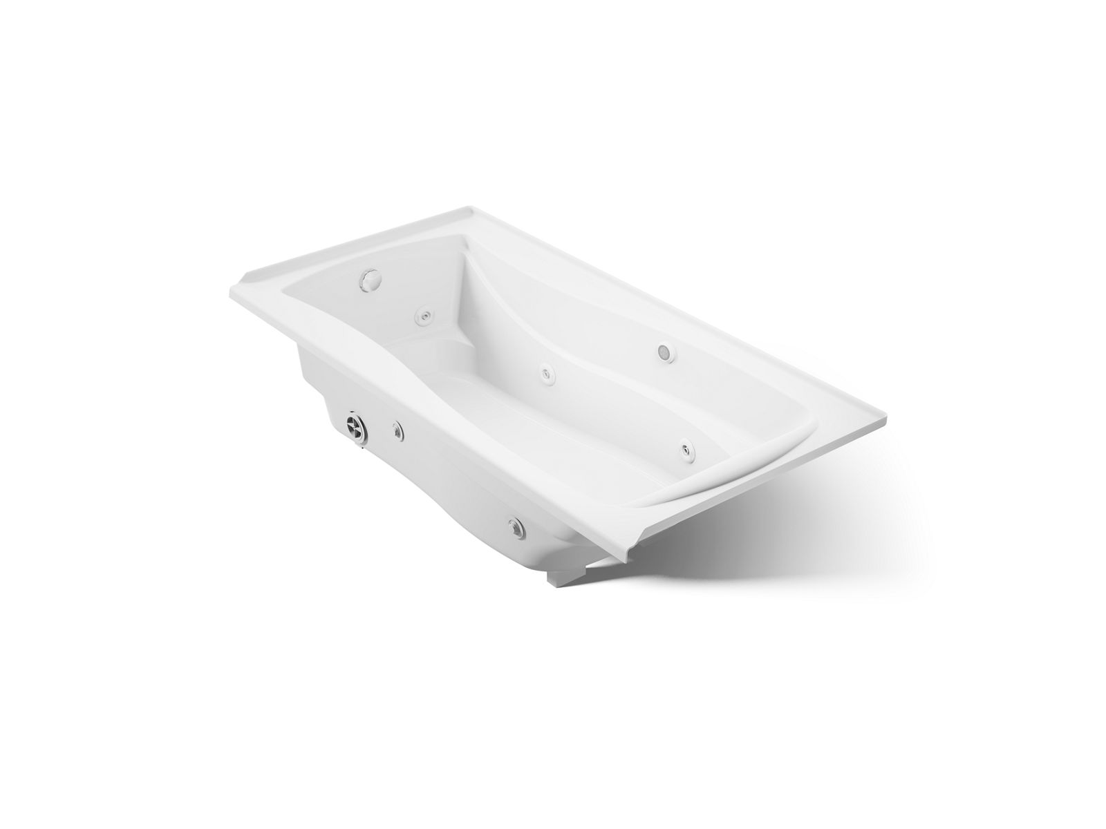 6324-mariposa-72-x-36-alcove-whirlpool-bath-with-bask-heated-surface-left-drain-1.jpg Mariposa® 72" x 36" alcove whirlpool bath with Bask® heated surface, left drain