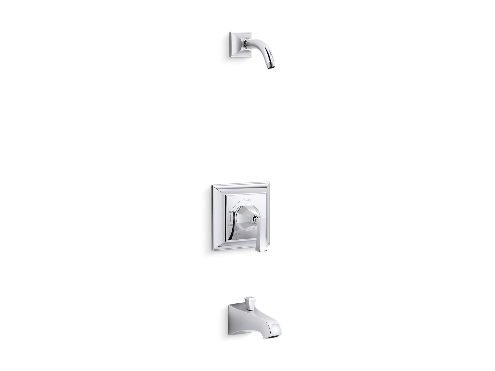 Memoirs® Stately Rite-Temp® bath and shower trim kit, without showerhead