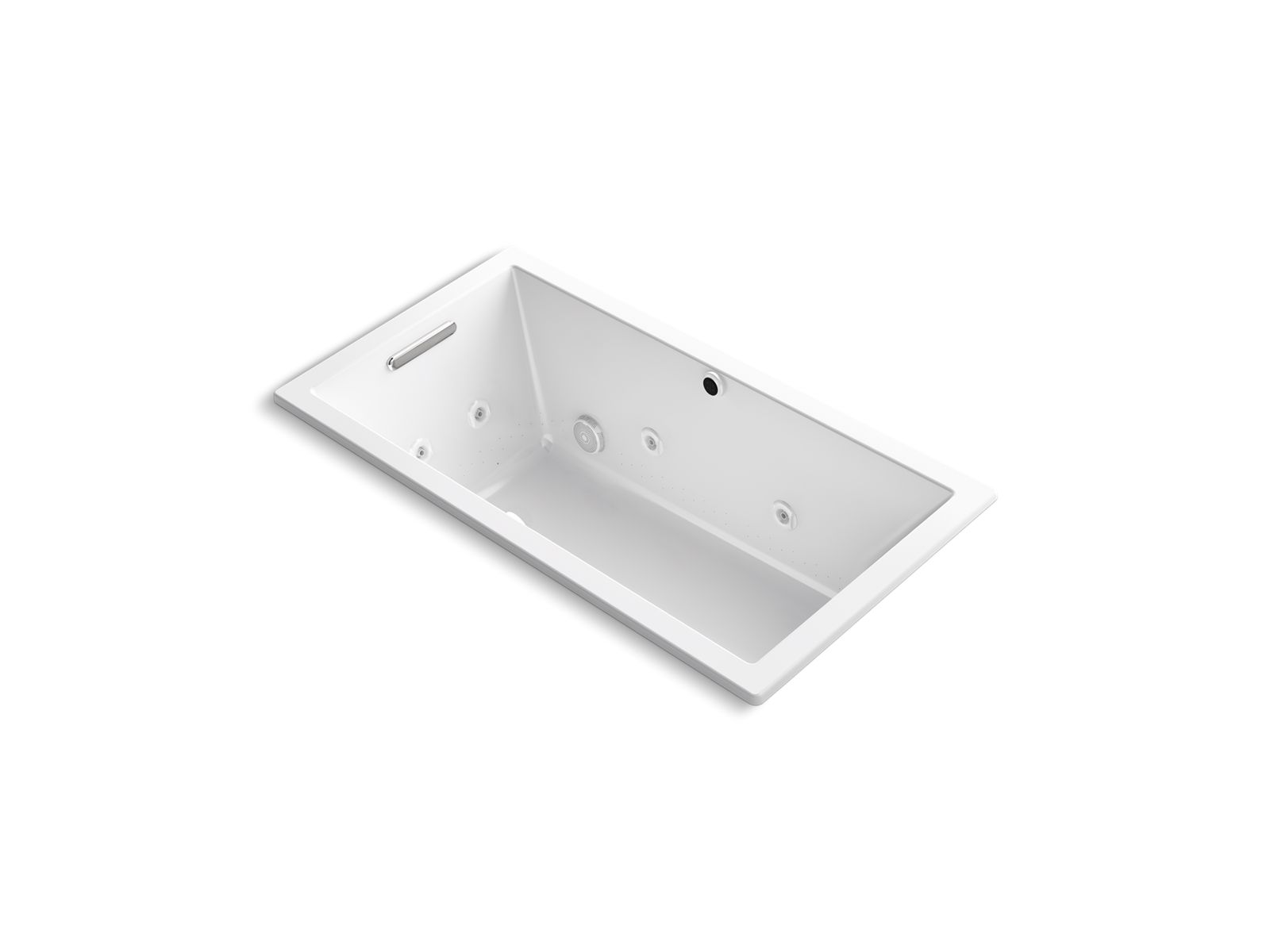Underscore® 60" x 32" drop-in Heated BubbleMassage™ air bath with whirlpool