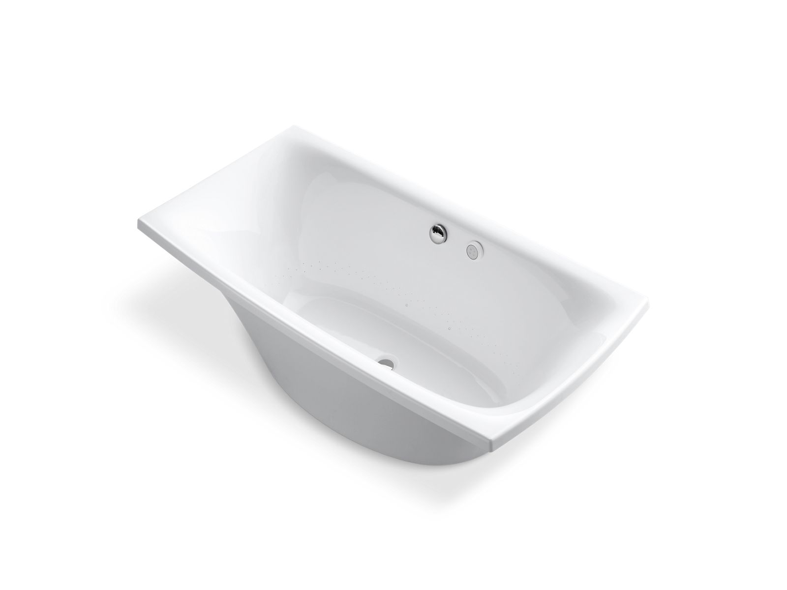 6444-escale-71-5-8-x-35-5-8-freestanding-bubblemassage-air-bath-with-hole-drilling-for-symbol-roman-bath-filler-1.jpg Escale® 71-5/8" x 35-5/8" freestanding BubbleMassage™ air bath with hole drilling for Symbol® Roman bath filler