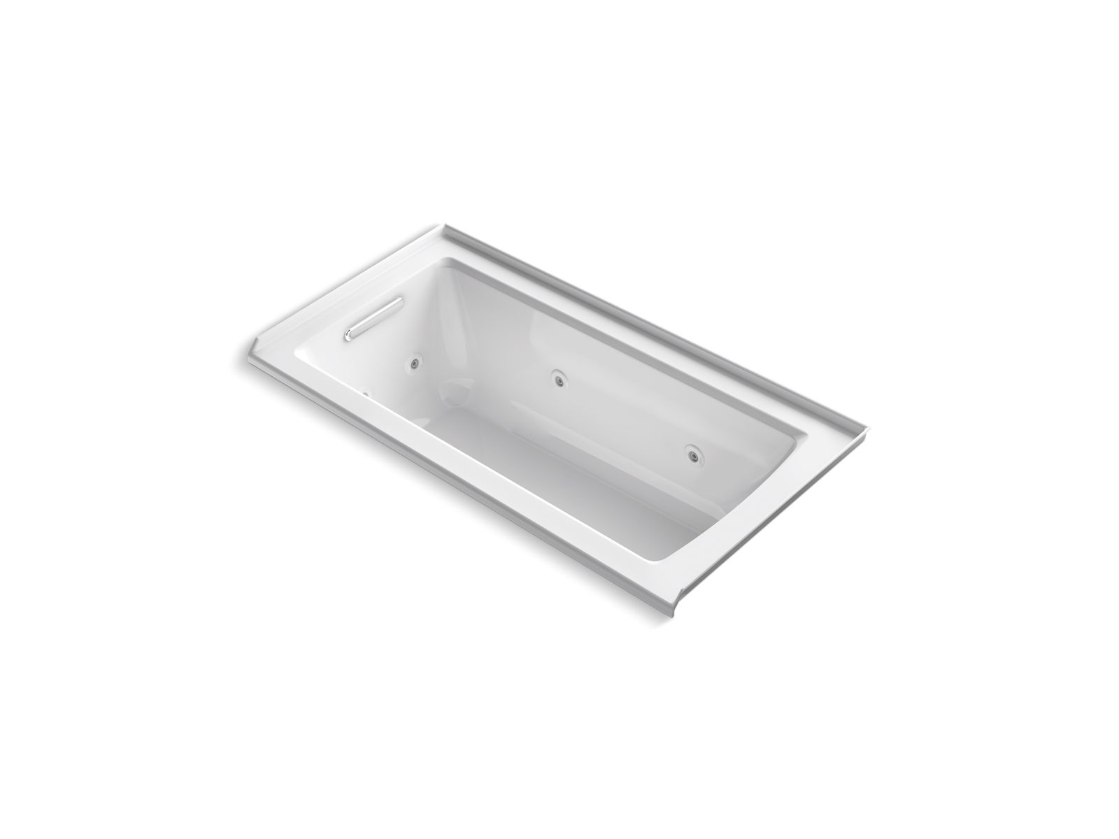 6459-archer-60-x-30-three-side-integral-flange-whirlpool-bath-with-heater-and-left-hand-drain-1.jpg Archer® 60" x 30" three-side integral flange whirlpool bath with heater and left-hand drain