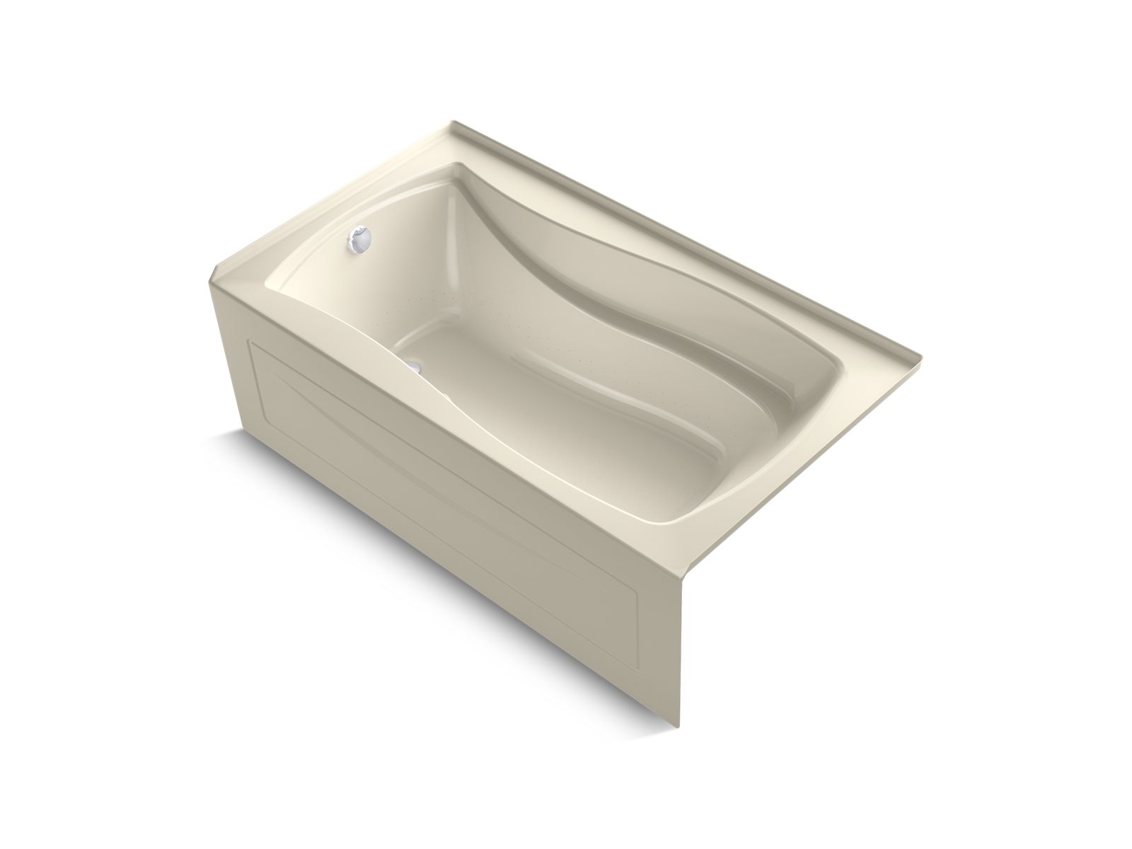 6563-mariposa-66-x-36-alcove-bubblemassage-air-bath-with-integral-apron-and-left-hand-drain-2.jpg Mariposa® 66" x 36" alcove BubbleMassage™ air bath with integral apron and left-hand drain
