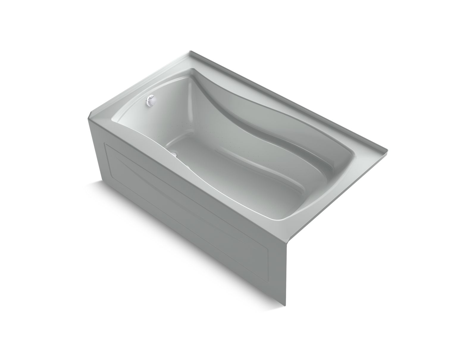 6563-mariposa-66-x-36-alcove-bubblemassage-air-bath-with-integral-apron-and-left-hand-drain-3.jpg Mariposa® 66" x 36" alcove BubbleMassage™ air bath with integral apron and left-hand drain