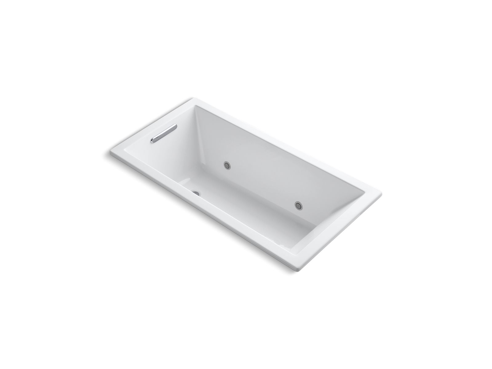 Underscore® 60" x 30" alcove VibrAcoustic® bath with Bask® heated surface and chromatherapy