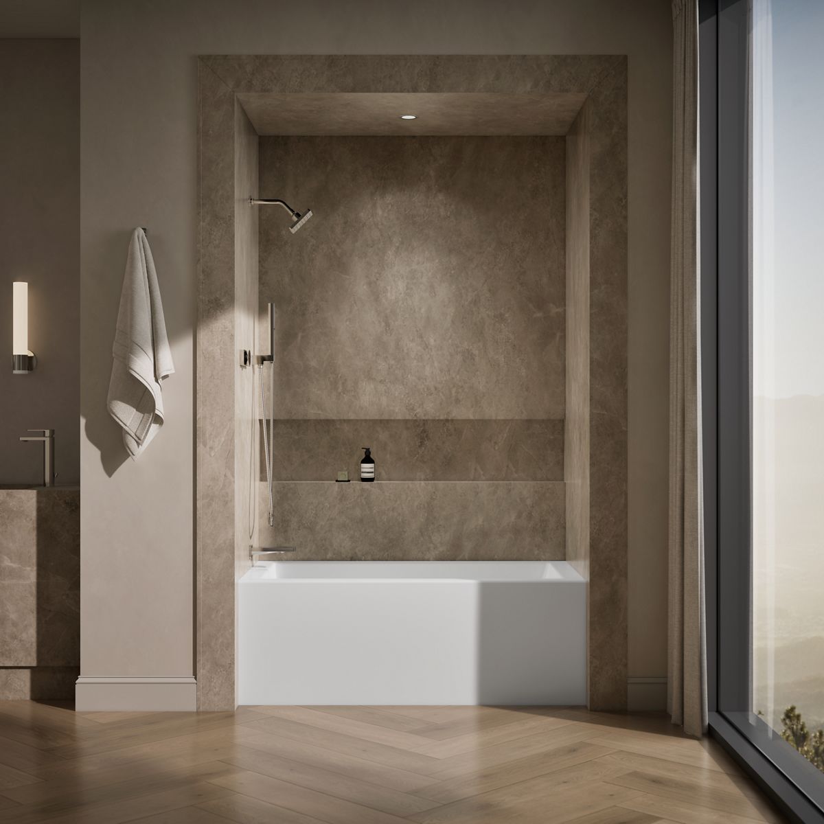 6596-underscore-60-x-30-alcove-bath-with-integral-apron-integral-flange-and-left-hand-drain-4.jpg Underscore® 60" x 30" alcove bath with integral apron, integral flange, and left-hand drain
