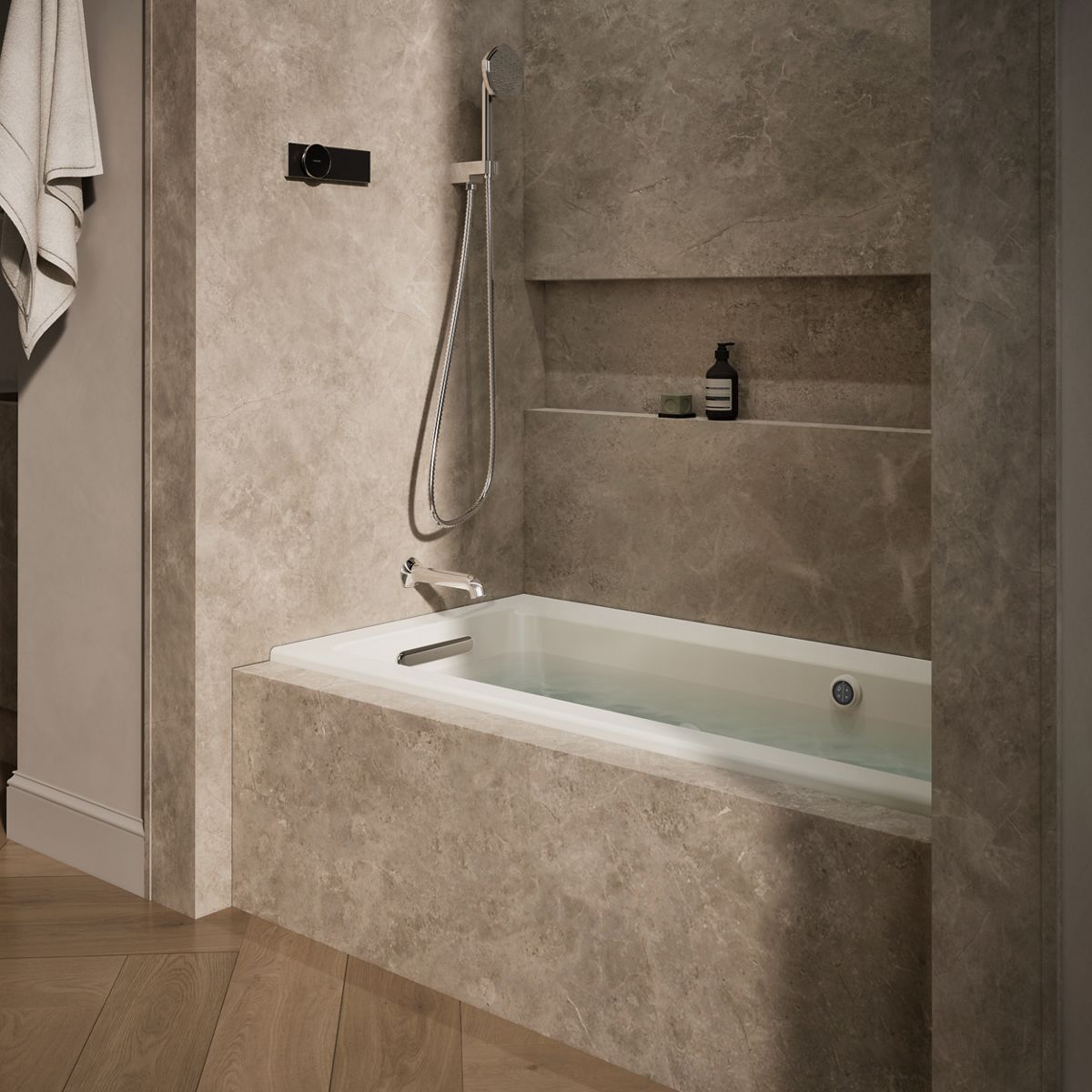 6611-archer-60-x-30-alcove-heated-bubblemassage-air-bath-and-whirlpool-left-drain-11.jpg Archer® 60" x 30" alcove Heated BubbleMassage™ air bath and whirlpool, left drain