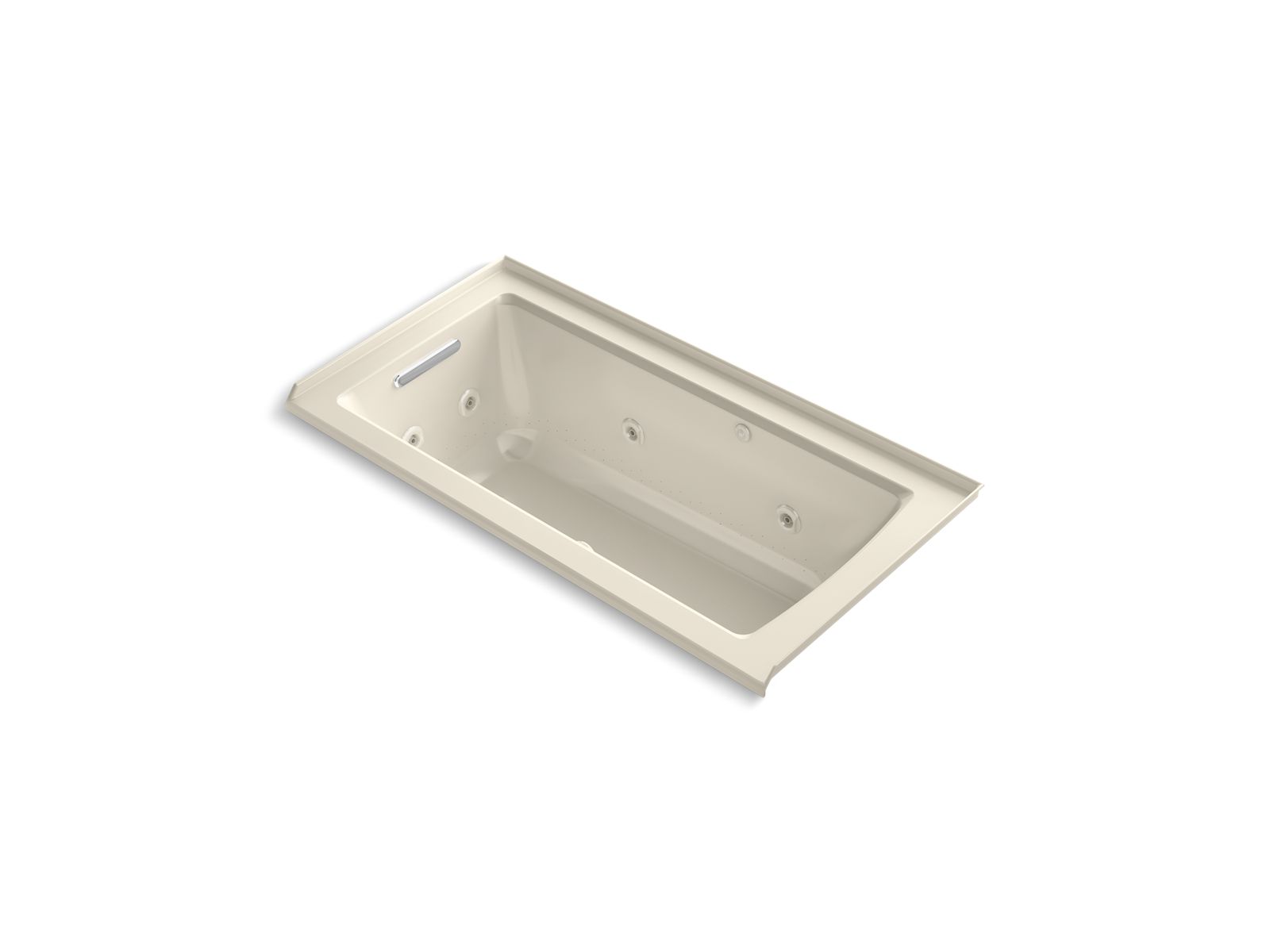 6611-archer-60-x-30-alcove-heated-bubblemassage-air-bath-and-whirlpool-left-drain-2.jpg Archer® 60" x 30" alcove Heated BubbleMassage™ air bath and whirlpool, left drain