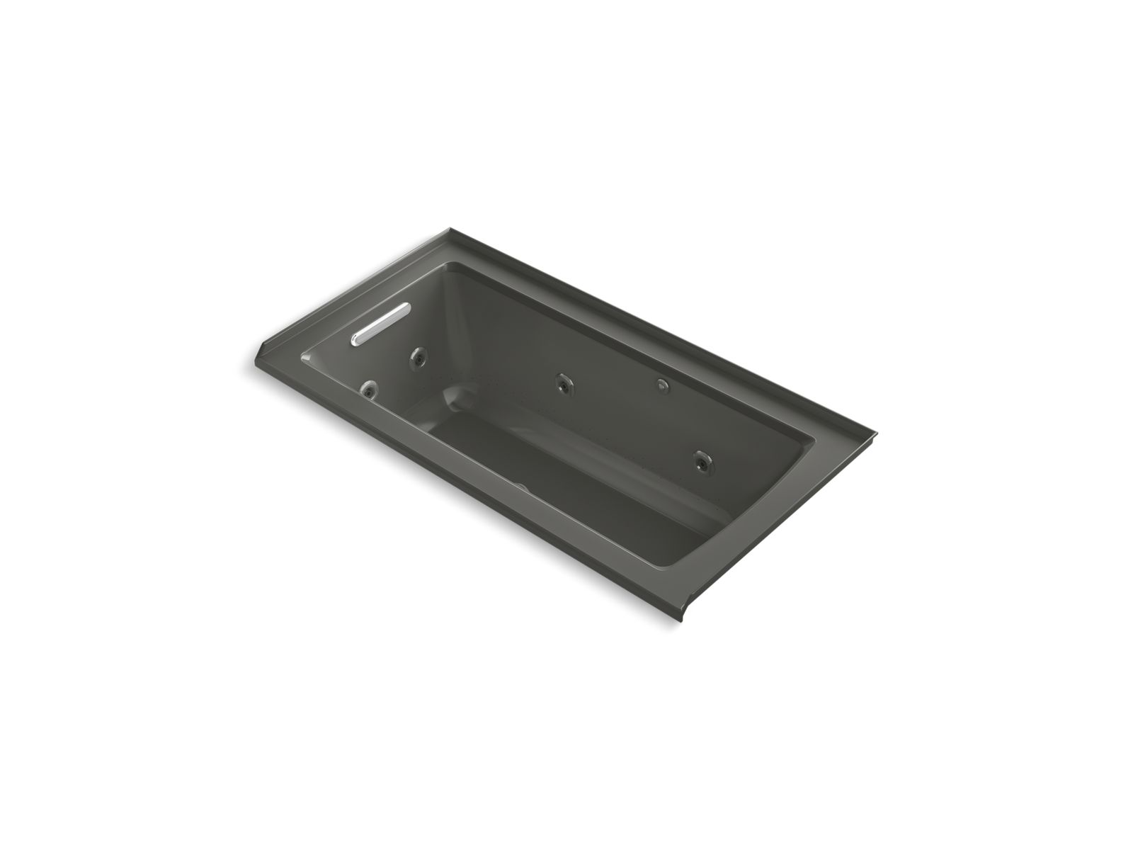 6611-archer-60-x-30-alcove-heated-bubblemassage-air-bath-and-whirlpool-left-drain-3.jpg Archer® 60" x 30" alcove Heated BubbleMassage™ air bath and whirlpool, left drain