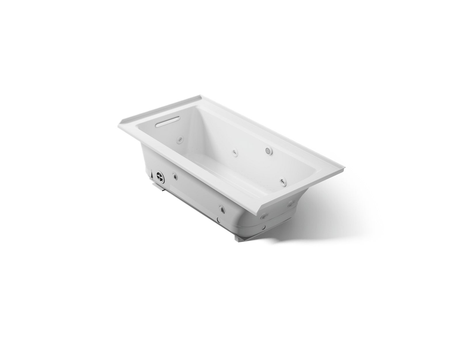 6611-archer-60-x-30-alcove-heated-bubblemassage-air-bath-and-whirlpool-left-drain-5.jpg Archer® 60" x 30" alcove Heated BubbleMassage™ air bath and whirlpool, left drain