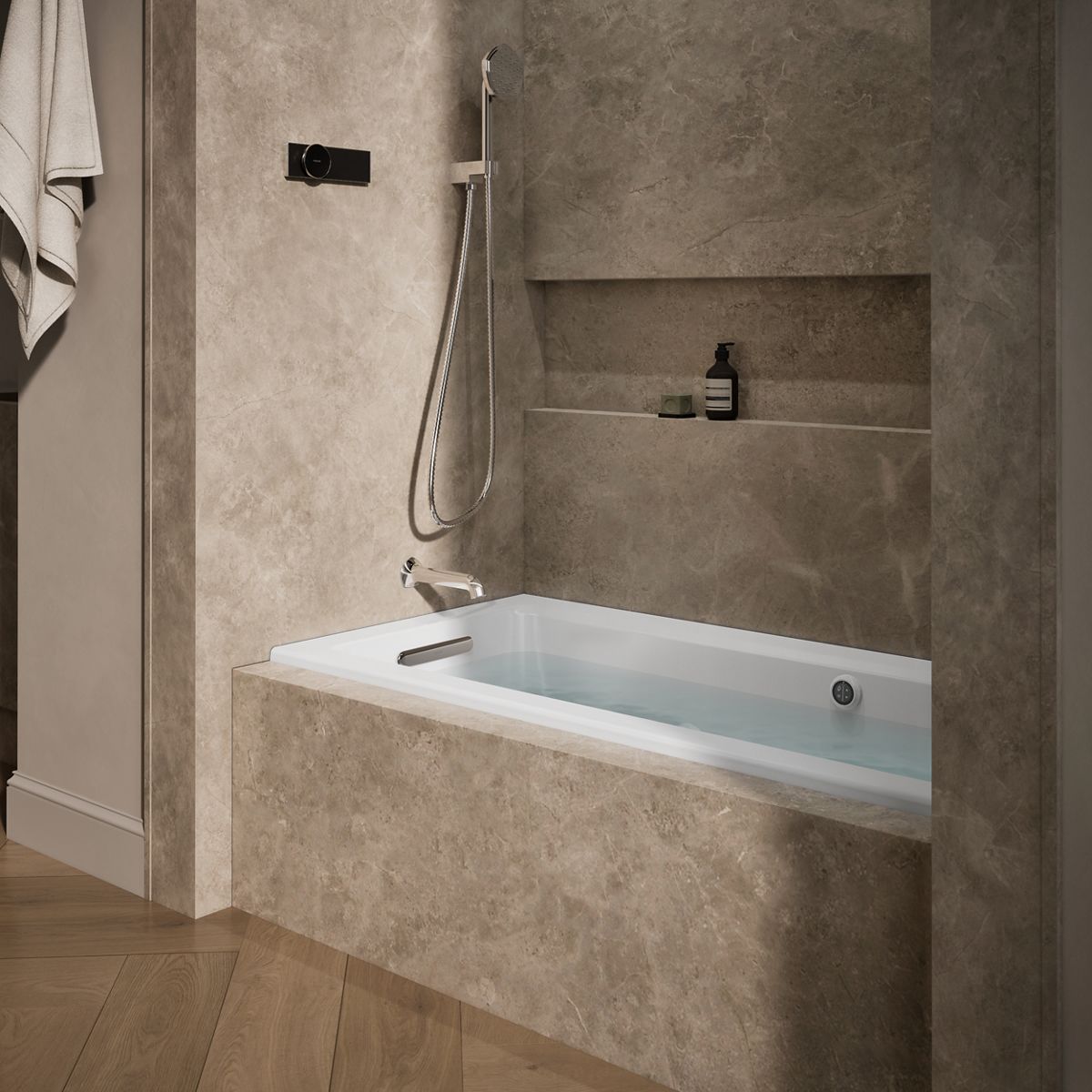 6611-archer-60-x-30-alcove-heated-bubblemassage-air-bath-and-whirlpool-left-drain-8.jpg Archer® 60" x 30" alcove Heated BubbleMassage™ air bath and whirlpool, left drain