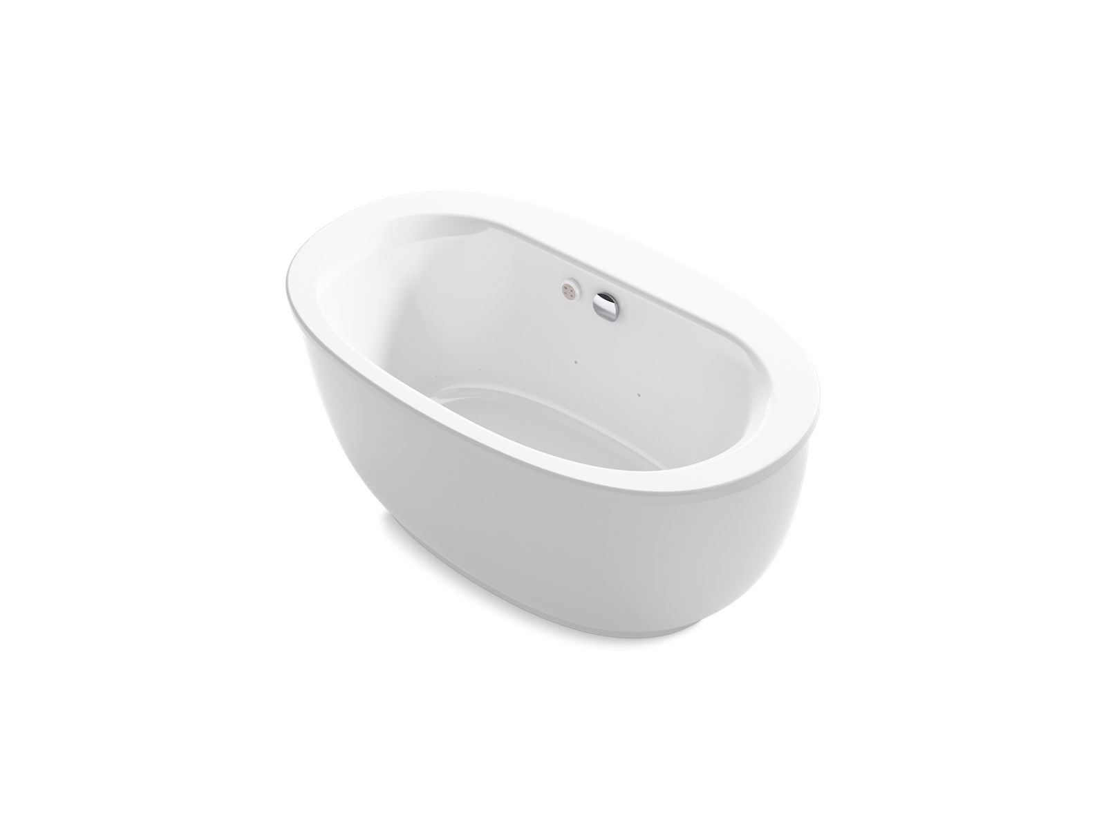 6670-sunstruck-60-1-2-x-34-1-2-freestanding-heated-bubblemassage-air-bath-with-fluted-shroud-1.jpg Sunstruck® 60-1/2" x 34-1/2" freestanding Heated BubbleMassage™ air bath with fluted shroud