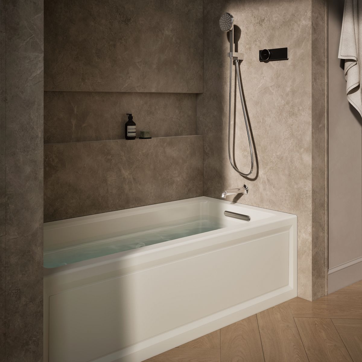 6673-archer-66-x-32-alcove-heated-whirlpool-right-drain-14.jpg Archer® 66" x 32" alcove heated whirlpool, right drain