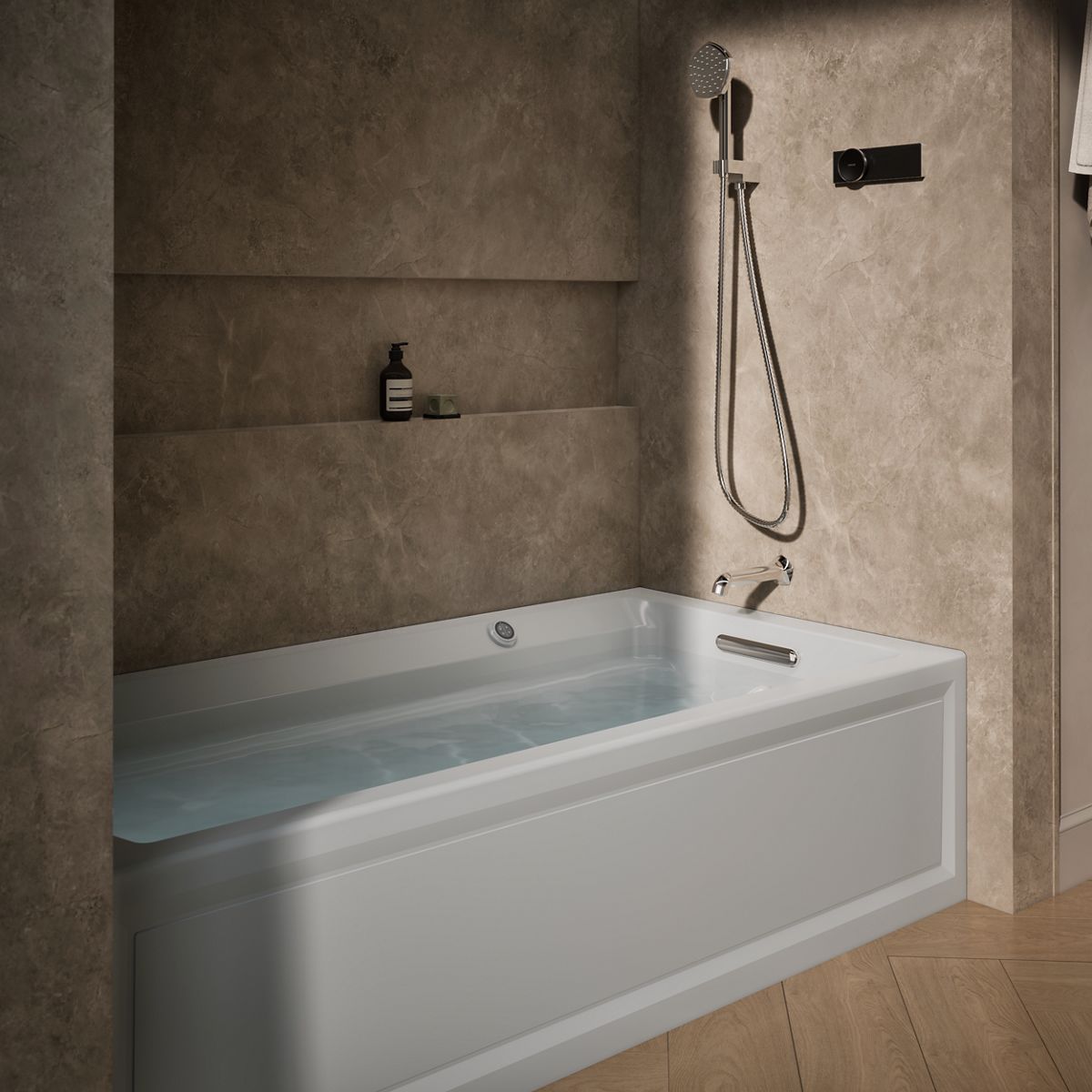 6684-archer-72-x-36-alcove-heated-bubblemassage-air-bath-with-bask-heated-surface-right-drain-10.jpg Archer® 72" x 36" alcove Heated BubbleMassage™ air bath with Bask® heated surface, right drain