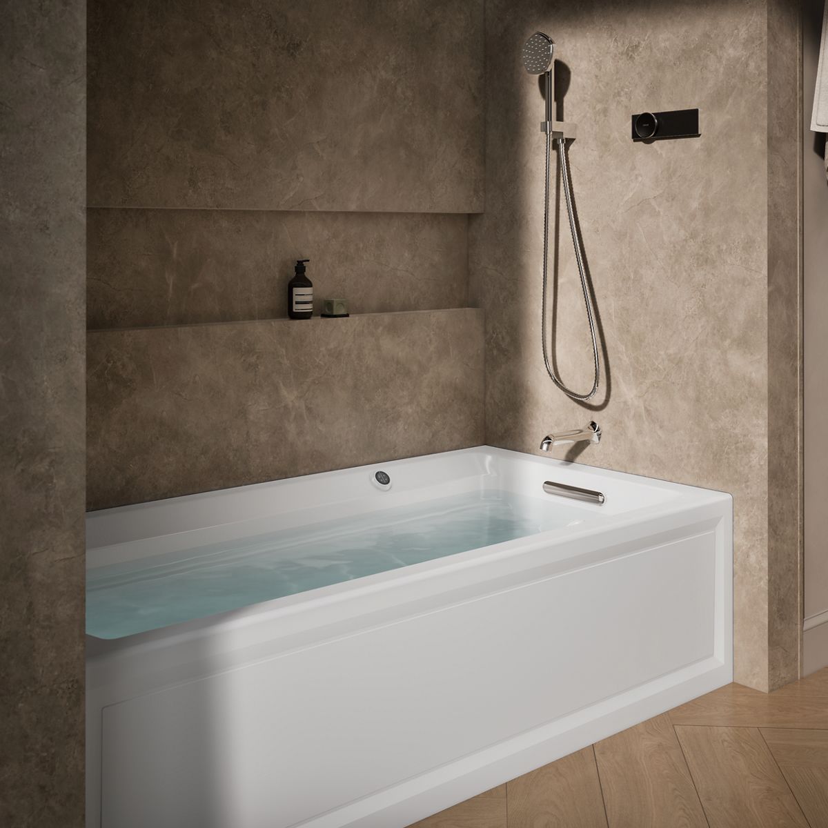 6684-archer-72-x-36-alcove-heated-bubblemassage-air-bath-with-bask-heated-surface-right-drain-8.jpg Archer® 72" x 36" alcove Heated BubbleMassage™ air bath with Bask® heated surface, right drain