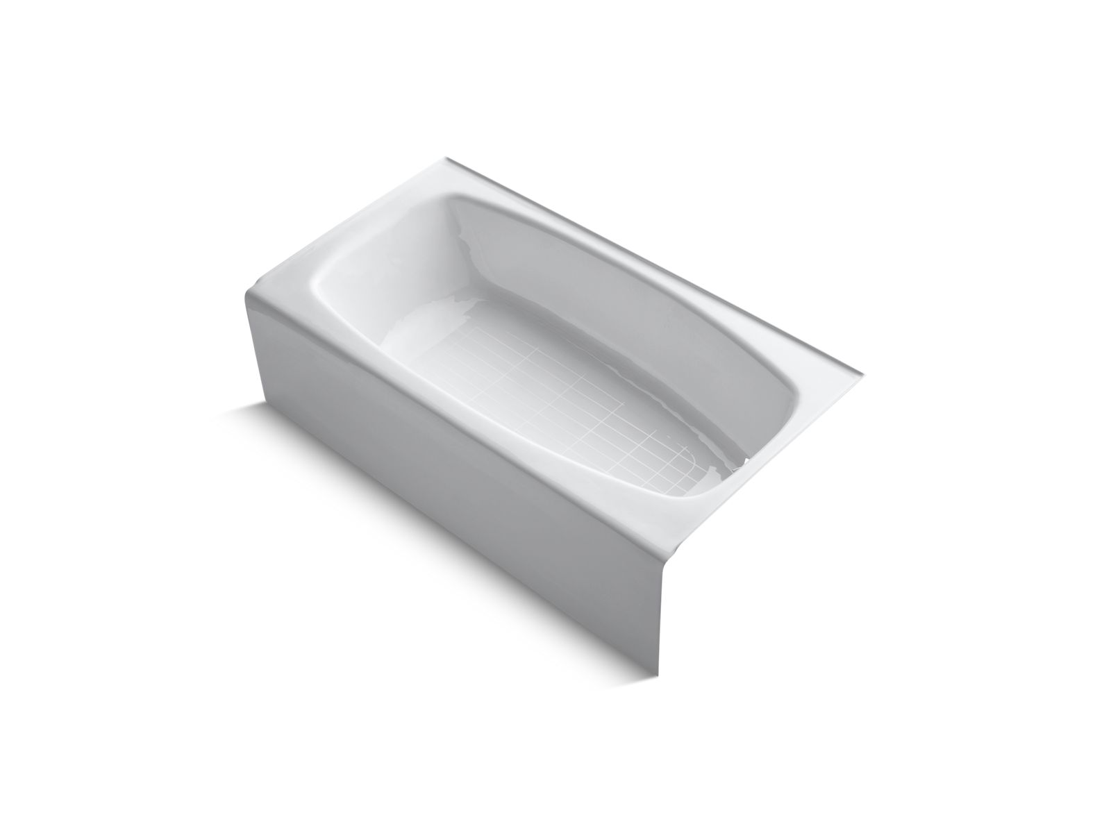Dynametric® 60" x 32" alcove bath, right drain