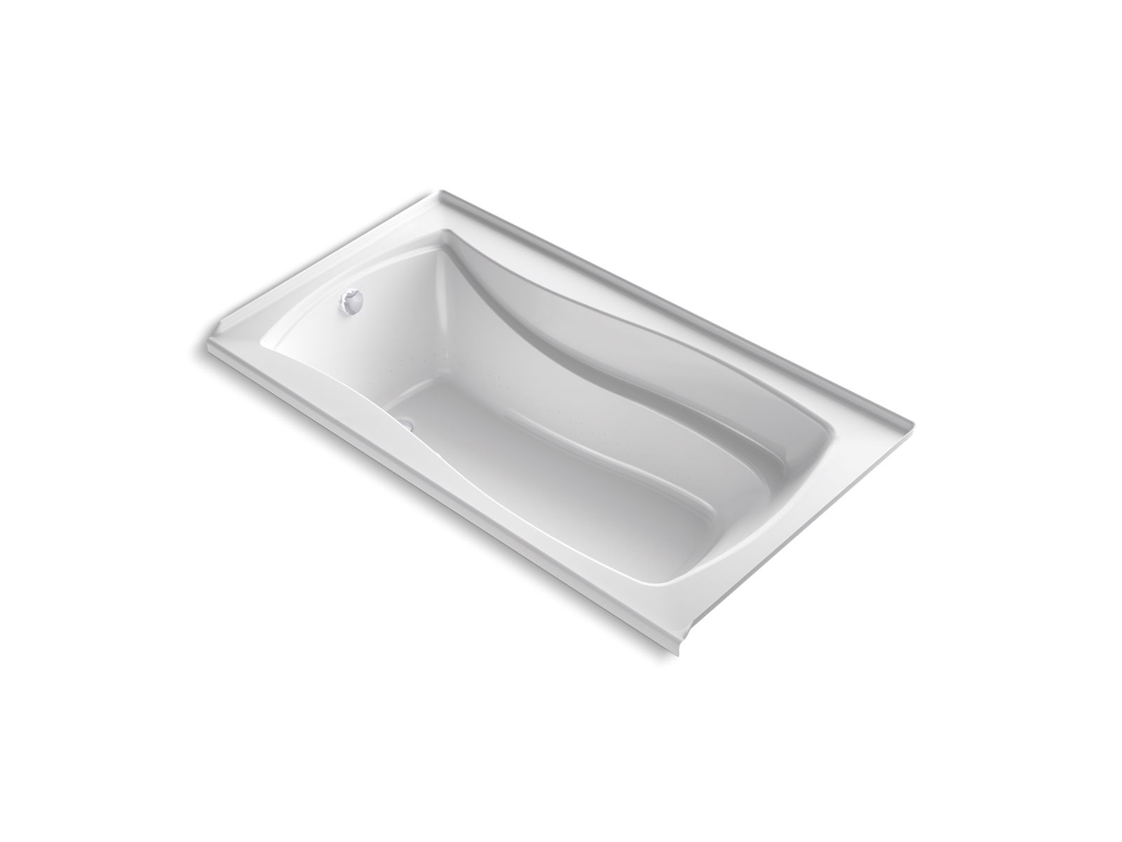 6874-mariposa-66-x-36-alcove-bubblemassage-air-bath-with-flange-and-left-hand-drain-1.jpg Mariposa® 66" x 36" alcove BubbleMassage™ air bath with flange and left-hand drain
