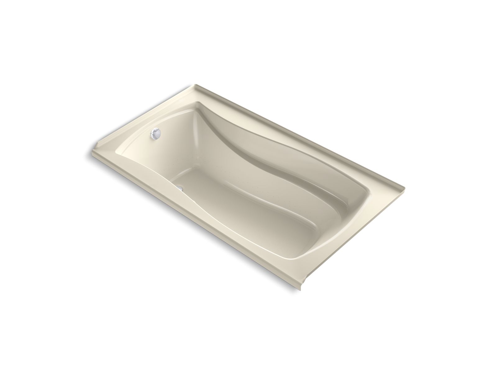 6874-mariposa-66-x-36-alcove-bubblemassage-air-bath-with-flange-and-left-hand-drain-2.jpg Mariposa® 66" x 36" alcove BubbleMassage™ air bath with flange and left-hand drain