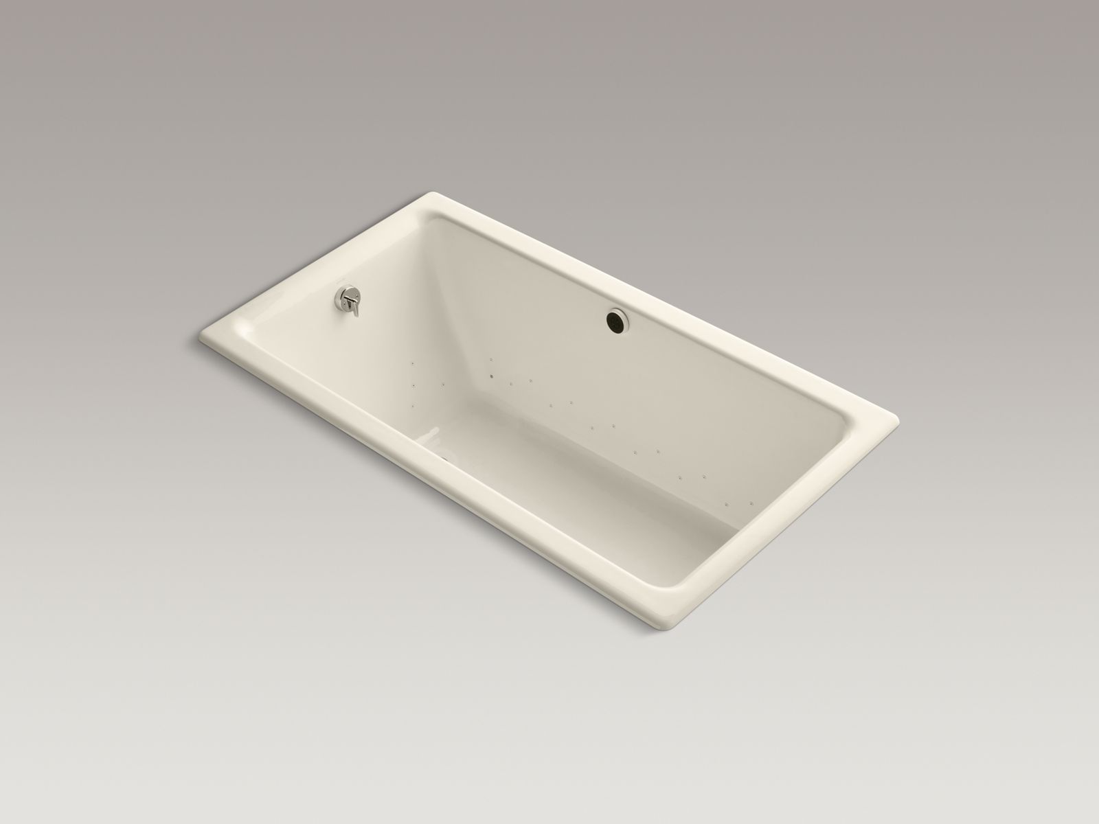 Kathryn(R) 66" x 36" drop-in BubbleMassage(TM) Air Bath with Almond airjet color finish