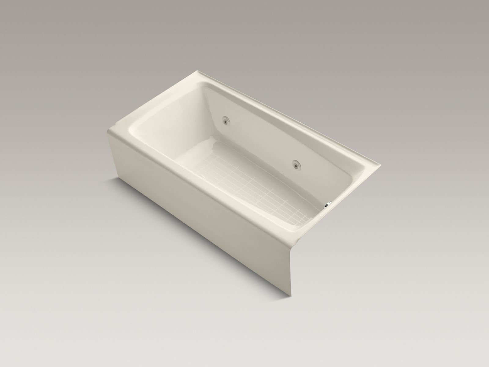 6963-mendota-r-60-x-32-alcove-whirlpool-with-integral-apron-heater-right-hand-drain-safeguard-r-finish-without-trim-3.jpg Mendota(R) 60" x 32" alcove whirlpool with integral apron, heater, right-hand drain, Safeguard(R) finish without trim