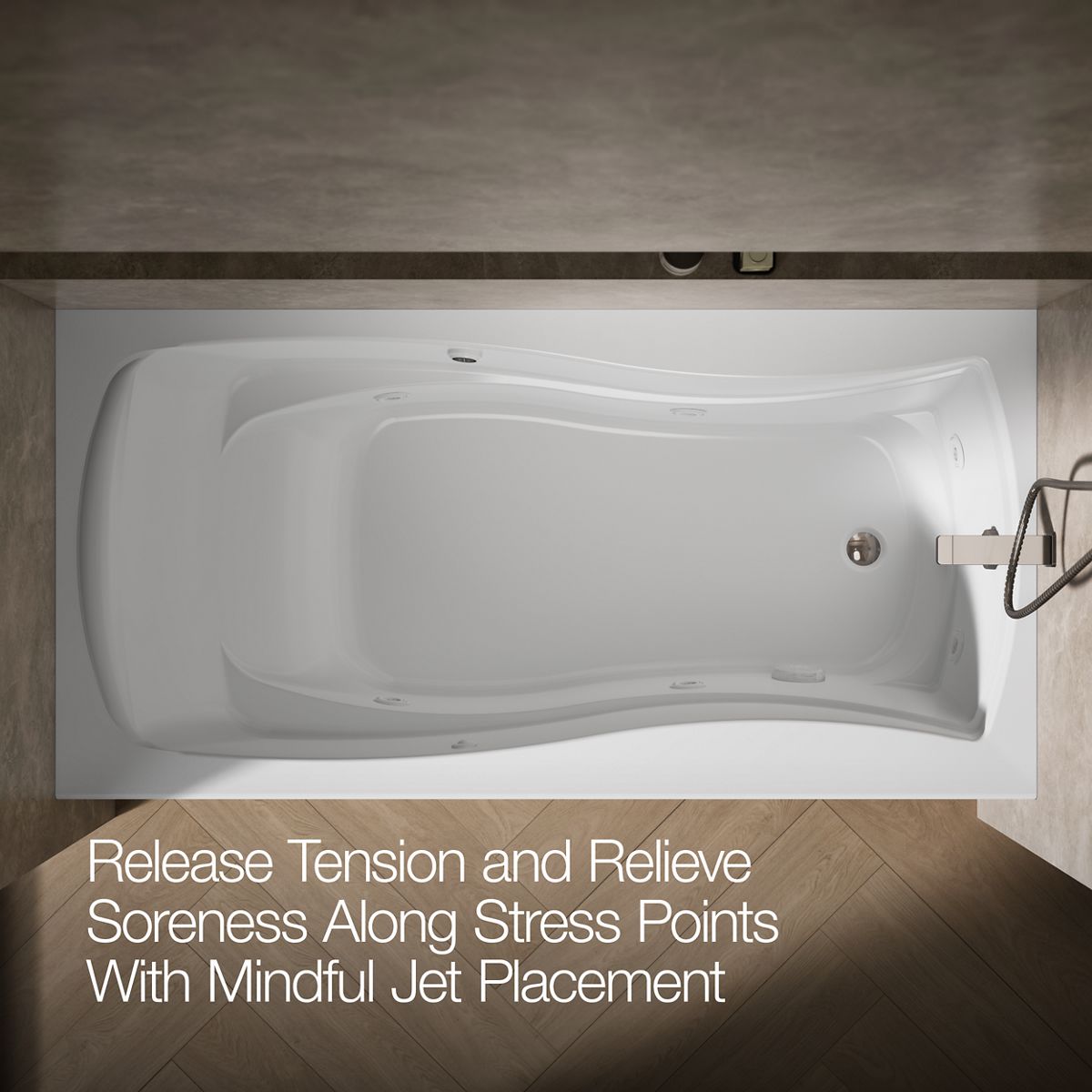 7007-mariposa-72-x-36-alcove-whirlpool-bath-with-bask-heated-surface-right-drain-11.jpg Mariposa® 72" x 36" alcove whirlpool bath with Bask® heated surface, right drain