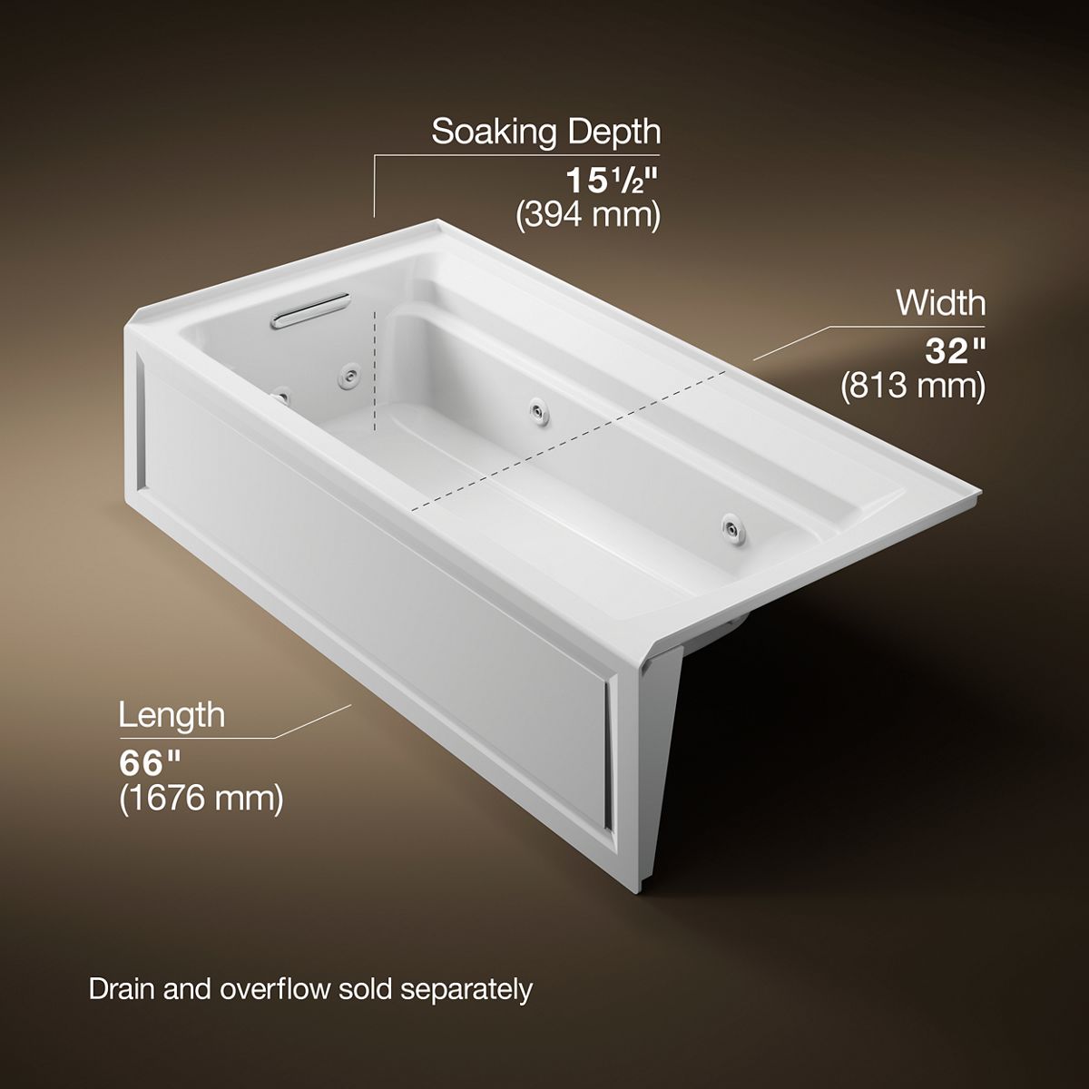 7025-archer-72-x-36-alcove-whirlpool-bath-with-alcove-left-drain-17.jpg Archer® 72" x 36" alcove whirlpool bath with alcove, left drain