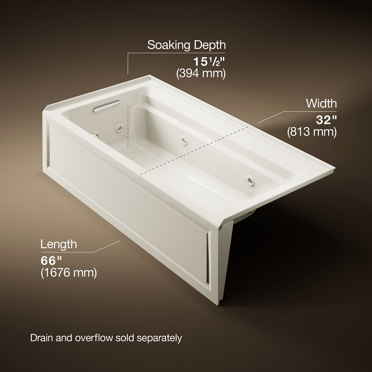 7025-archer-72-x-36-alcove-whirlpool-bath-with-alcove-left-drain-20.jpg Archer® 72" x 36" alcove whirlpool bath with alcove, left drain