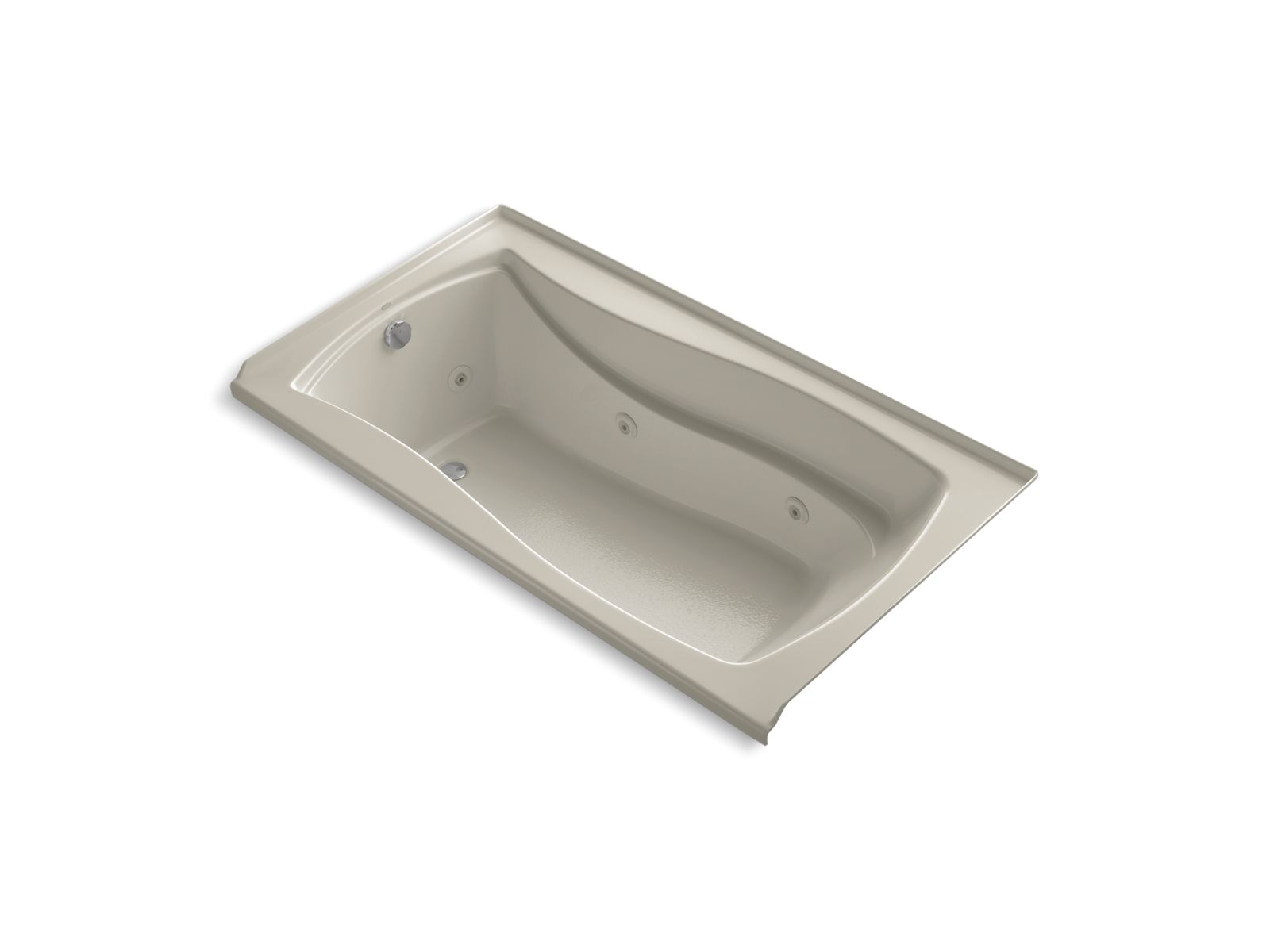 7131-mariposa-66-x-36-alcove-heated-whirlpool-left-drain-5.jpg Mariposa® 66" x 36" alcove heated whirlpool, left drain
