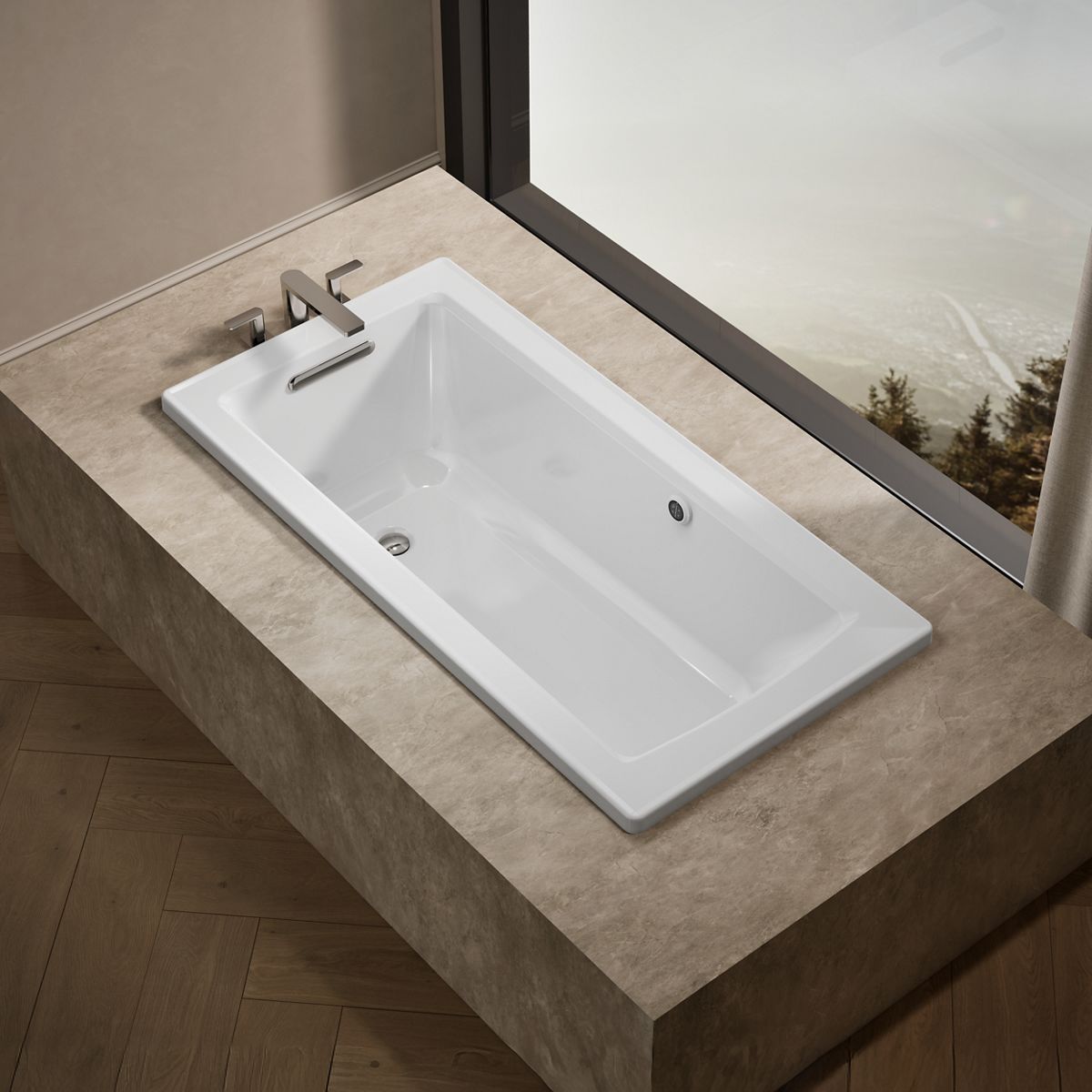 7143-archer-60-x-30-drop-in-bath-with-bask-heated-surface-11.jpg Archer® 60" x 30" drop-in bath with Bask® heated surface