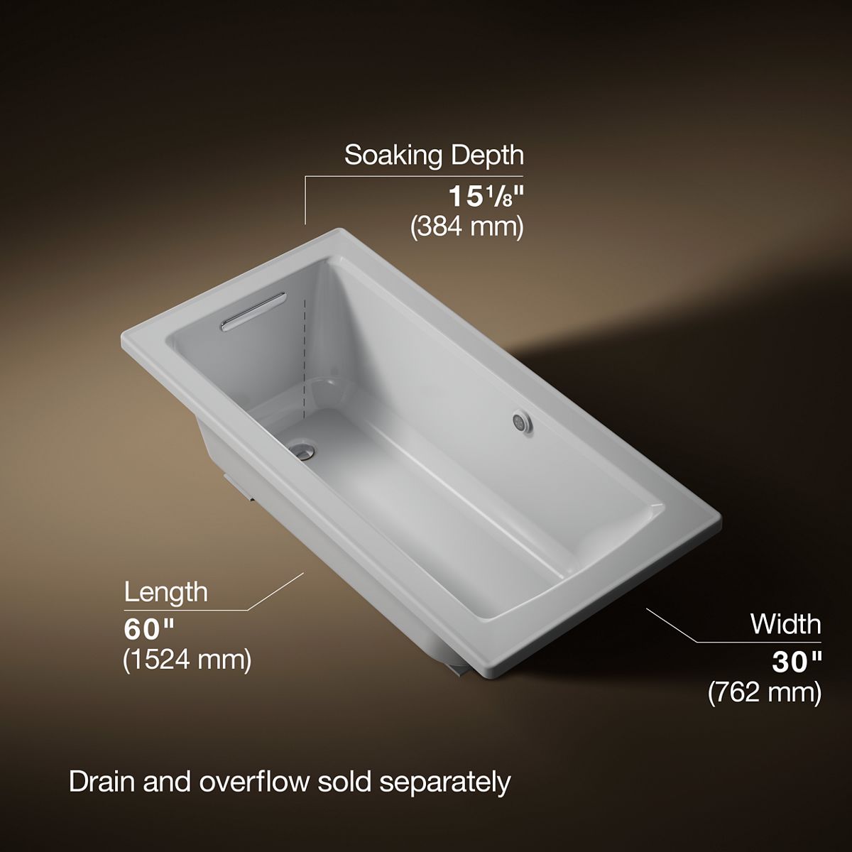7143-archer-60-x-30-drop-in-bath-with-bask-heated-surface-17.jpg Archer® 60" x 30" drop-in bath with Bask® heated surface