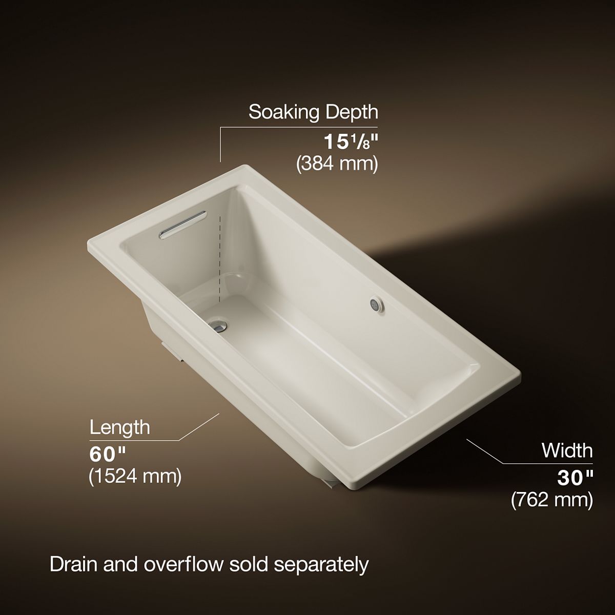 7143-archer-60-x-30-drop-in-bath-with-bask-heated-surface-18.jpg Archer® 60" x 30" drop-in bath with Bask® heated surface