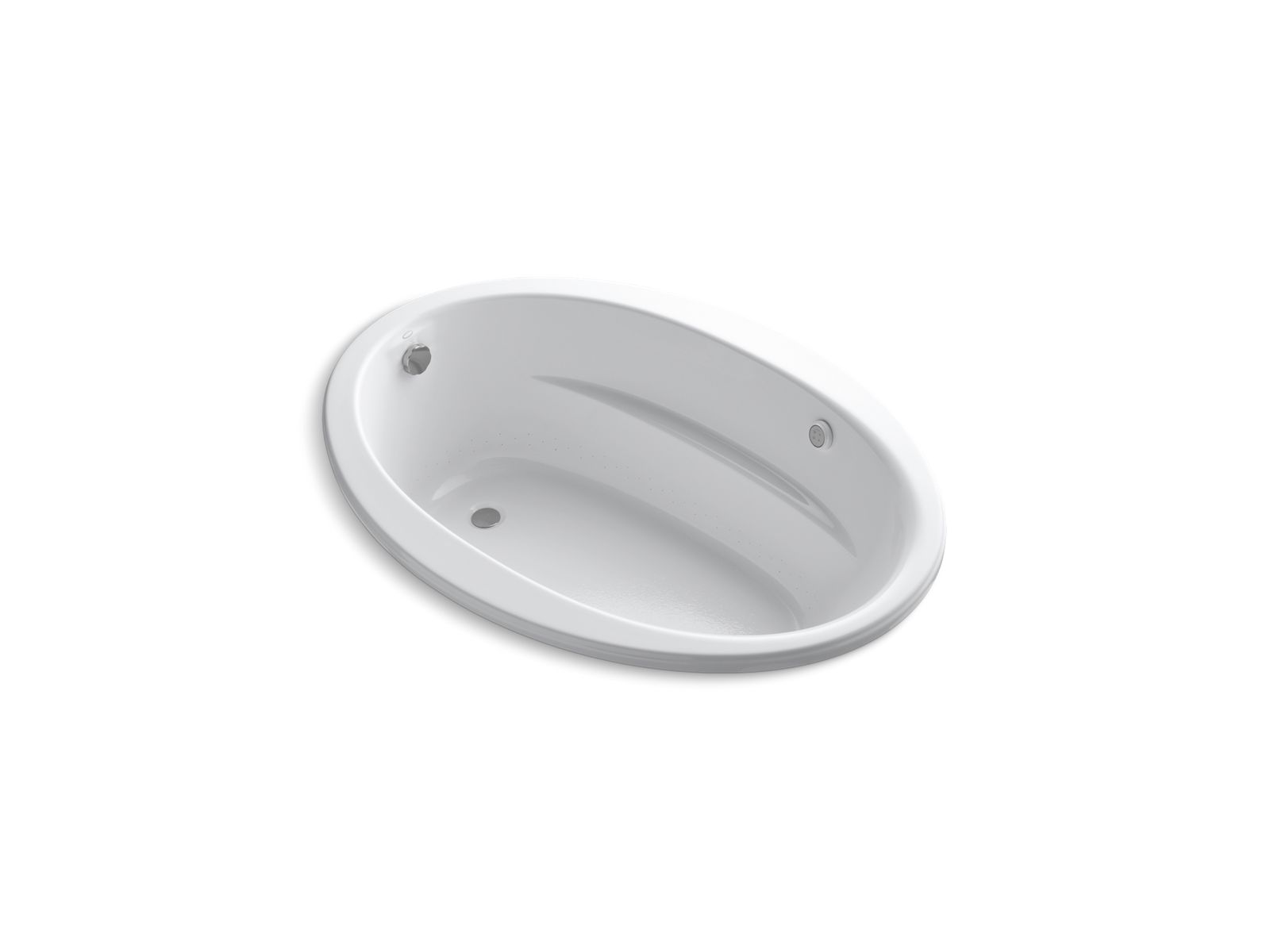 Sunward® 60" x 42" drop-in bath with Bask® heated surface