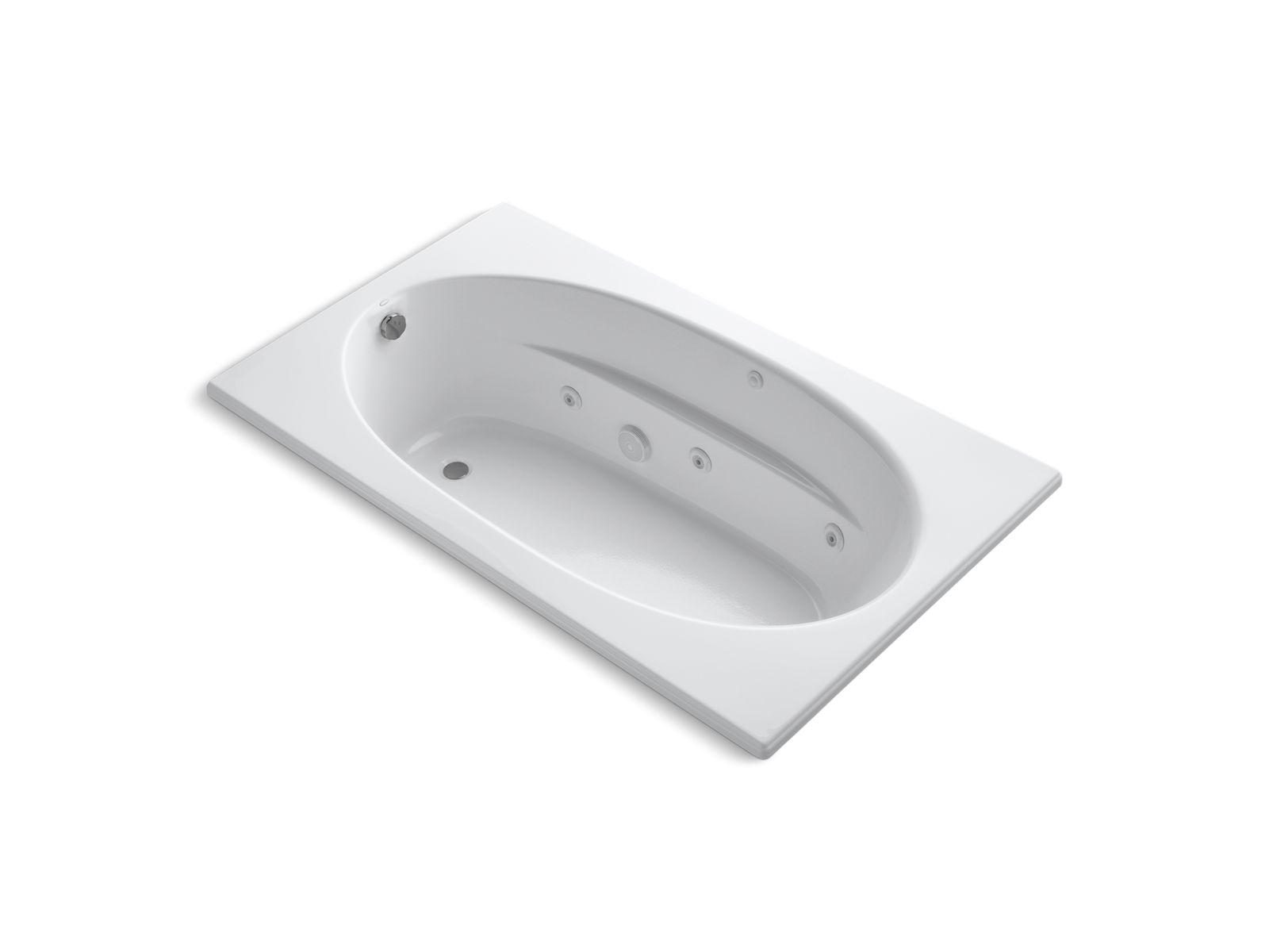 Windward® 72" x 42" drop-in whirlpool bath