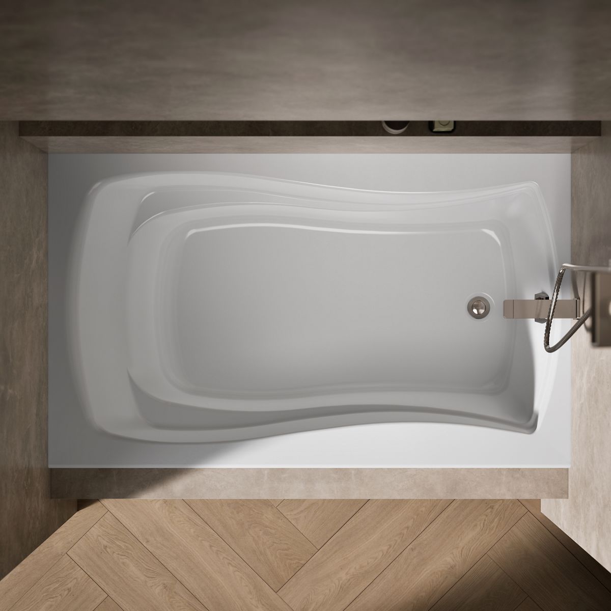7469-mariposa-60-x-36-alcove-bath-right-drain-12.jpg Mariposa® 60" x 36" alcove bath, right drain