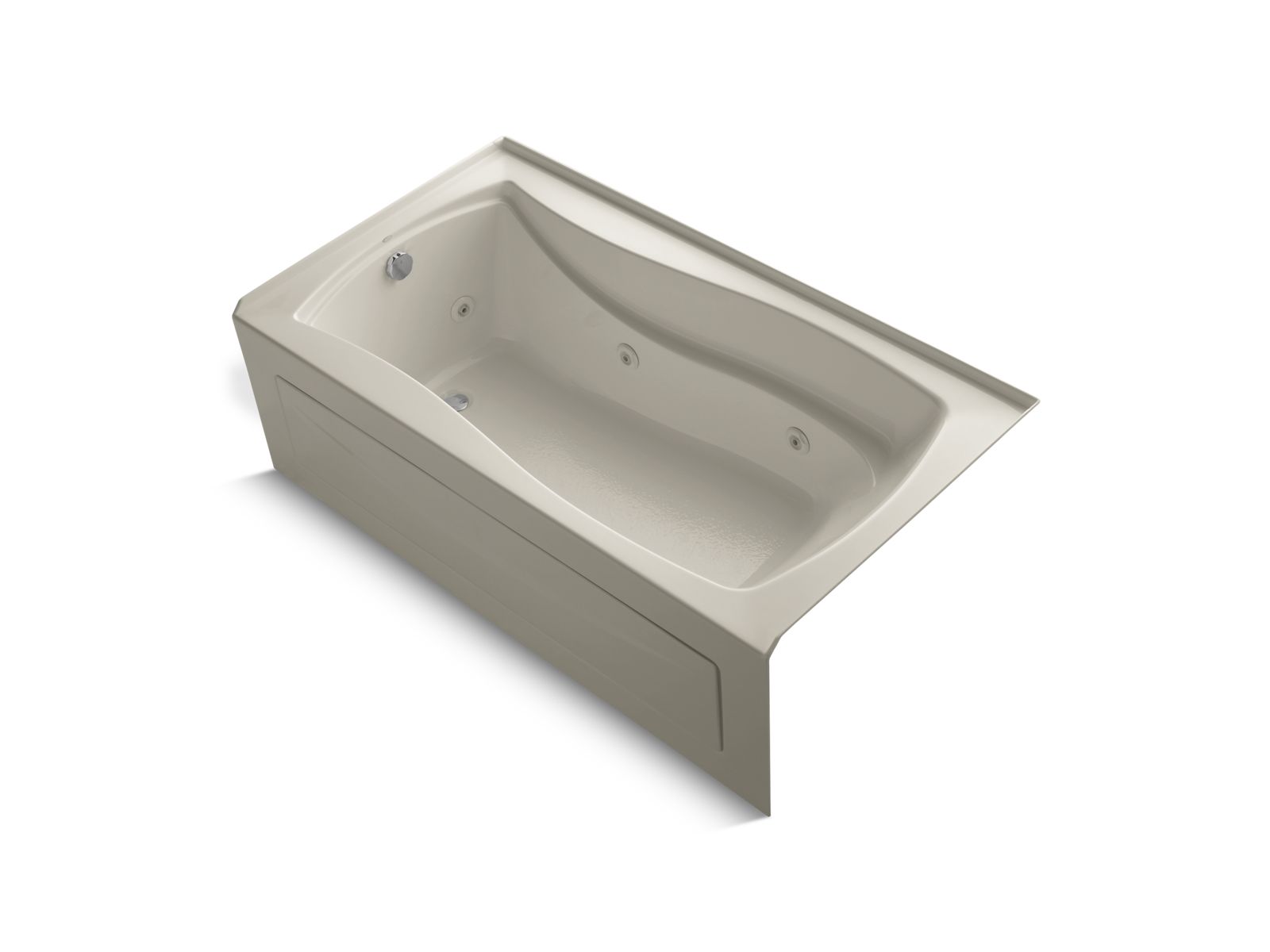7605-mariposa-66-x-36-alcove-heated-whirlpool-left-drain-5.jpg Mariposa® 66" x 36" alcove heated whirlpool, left drain