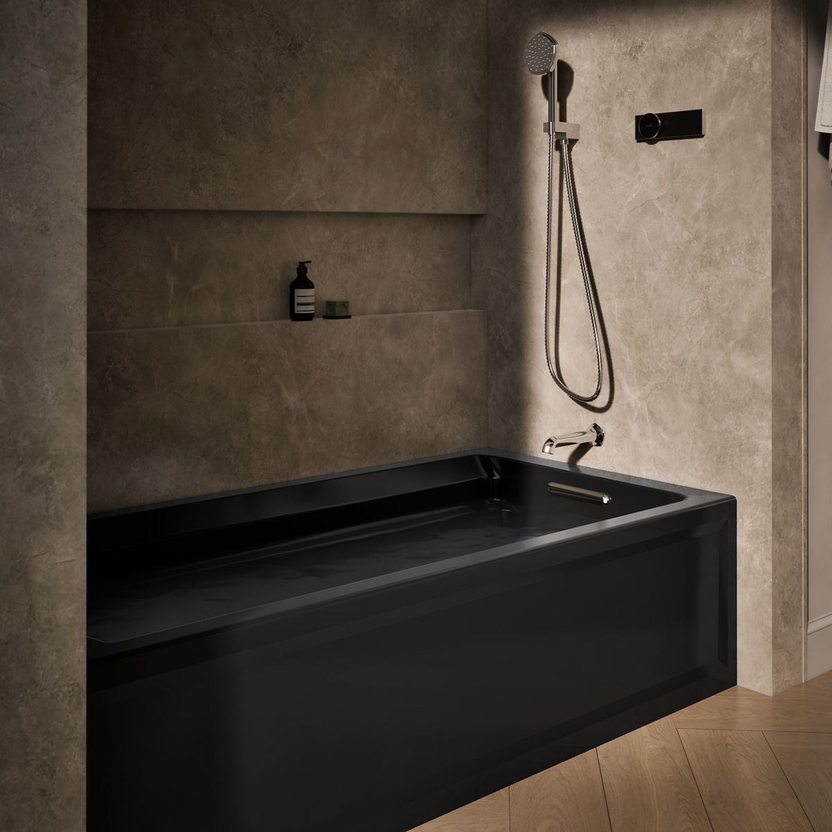 7628-archer-72-x-36-alcove-bath-with-bask-heated-surface-alcove-right-drain-12.jpg Archer® 72" x 36" alcove bath with Bask® heated surface, alcove, right drain
