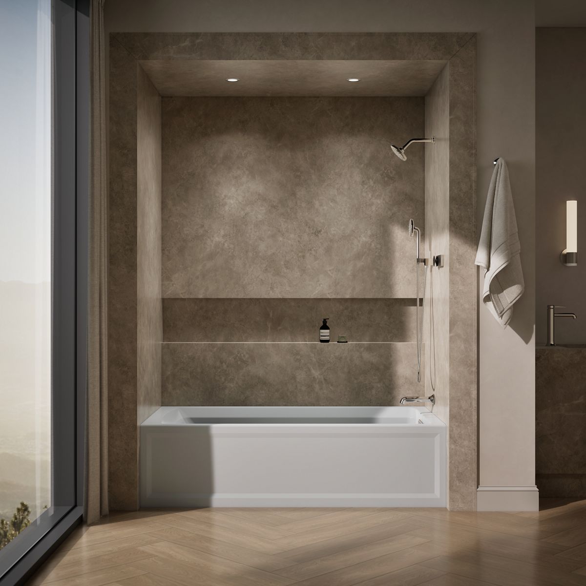 7628-archer-72-x-36-alcove-bath-with-bask-heated-surface-alcove-right-drain-21.jpg Archer® 72" x 36" alcove bath with Bask® heated surface, alcove, right drain