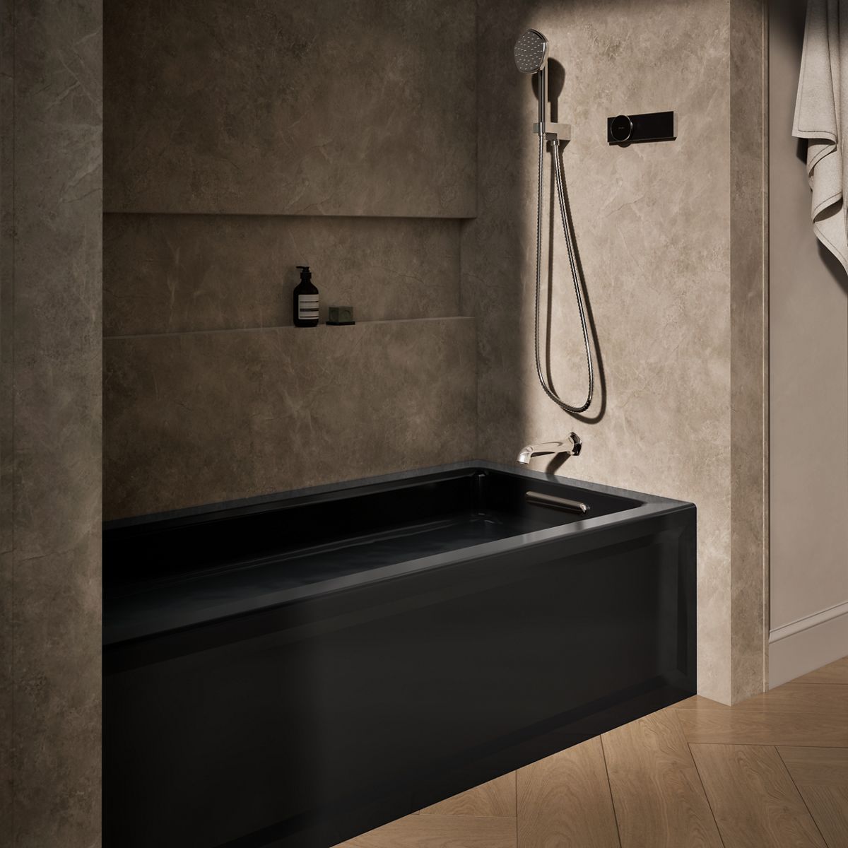 7748-archer-66-x-32-alcove-bath-with-bask-heated-surface-right-drain-12.jpg Archer® 66" x 32" alcove bath with Bask® heated surface, right drain