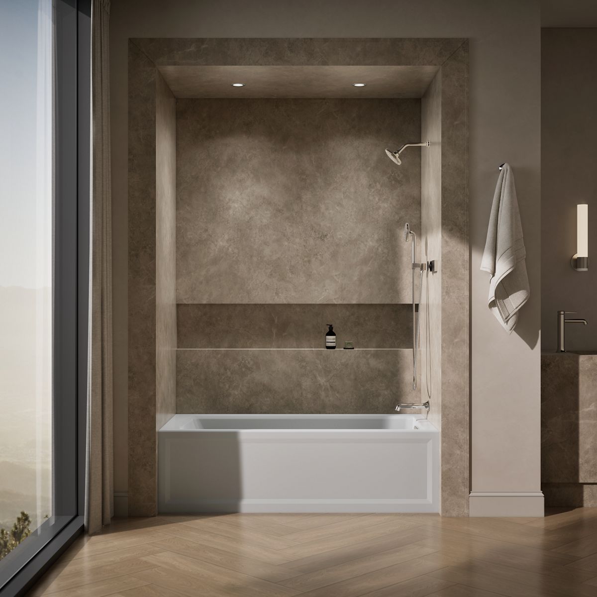 7748-archer-66-x-32-alcove-bath-with-bask-heated-surface-right-drain-21.jpg Archer® 66" x 32" alcove bath with Bask® heated surface, right drain
