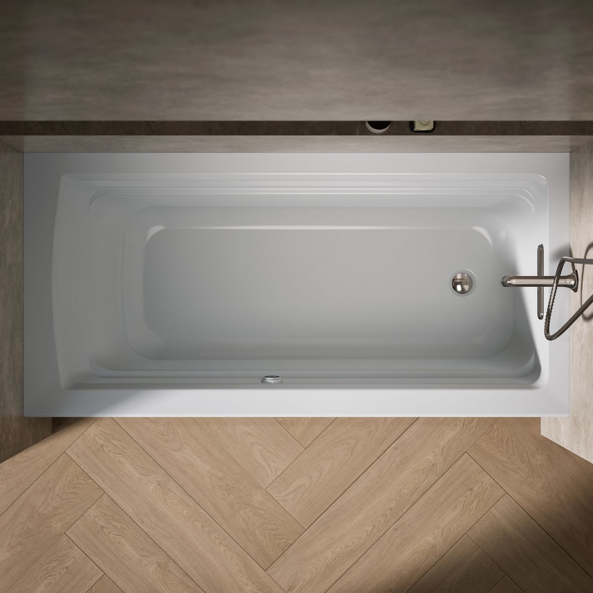 7748-archer-66-x-32-alcove-bath-with-bask-heated-surface-right-drain-33.jpg Archer® 66" x 32" alcove bath with Bask® heated surface, right drain