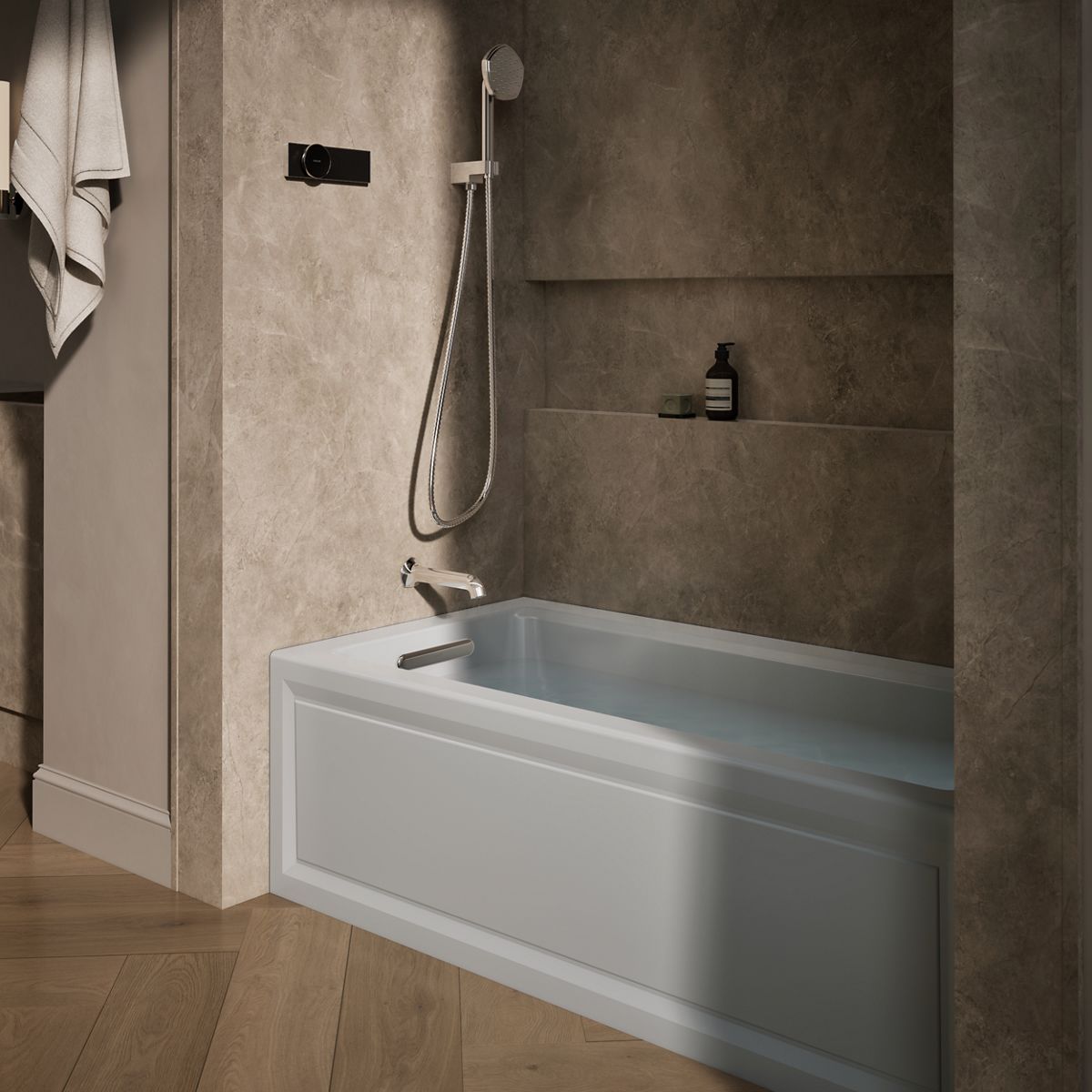 7797-archer-60-x-30-alcove-heated-bubblemassage-air-bath-left-drain-10.jpg Archer® 60" x 30" alcove Heated BubbleMassage™ air bath, left drain