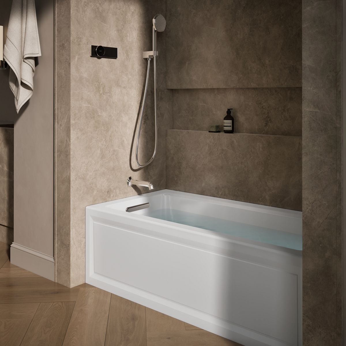 7797-archer-60-x-30-alcove-heated-bubblemassage-air-bath-left-drain-8.jpg Archer® 60" x 30" alcove Heated BubbleMassage™ air bath, left drain