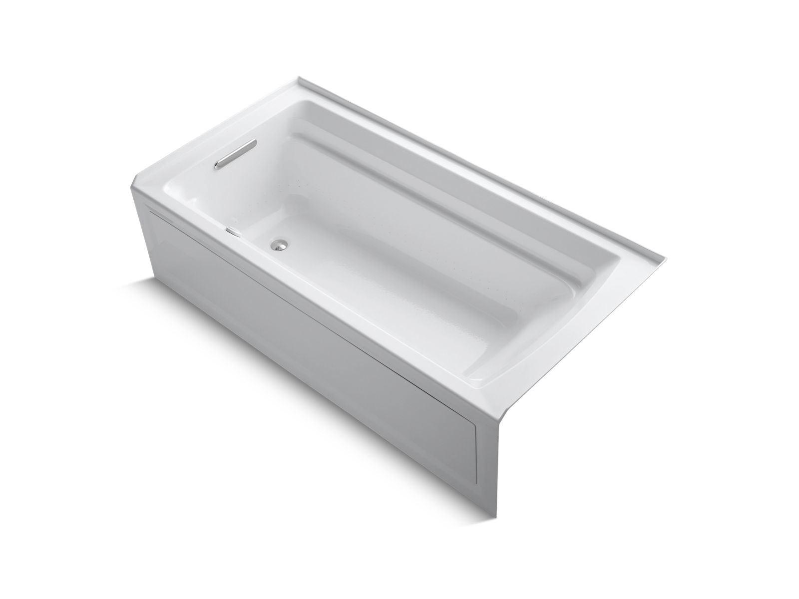 7817-archer-72-x-36-alcove-bubblemassage-air-bath-with-integral-flange-left-hand-drain-bask-heated-surface-1.jpg Archer® 72" x 36" alcove BubbleMassage™ air bath with integral flange, left-hand drain, Bask® heated surface