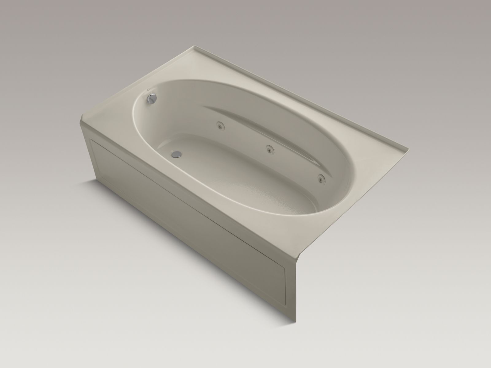 7833-windward-72-x-42-alcove-whirlpool-bath-with-integral-apron-left-hand-drain-and-heater-5.jpg Windward® 72" x 42" alcove whirlpool bath with integral apron, left-hand drain and heater