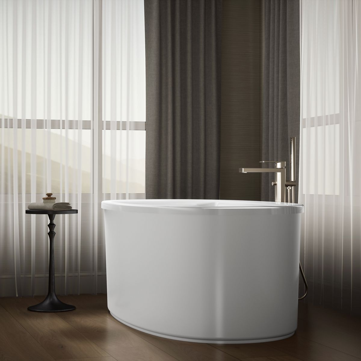 8002-sunstruck-65-1-2-x-35-1-2-freestanding-bath-with-bask-heated-surface-and-straight-shroud-14.jpg Sunstruck® 65-1/2" x 35-1/2" freestanding bath with Bask® heated surface and straight shroud