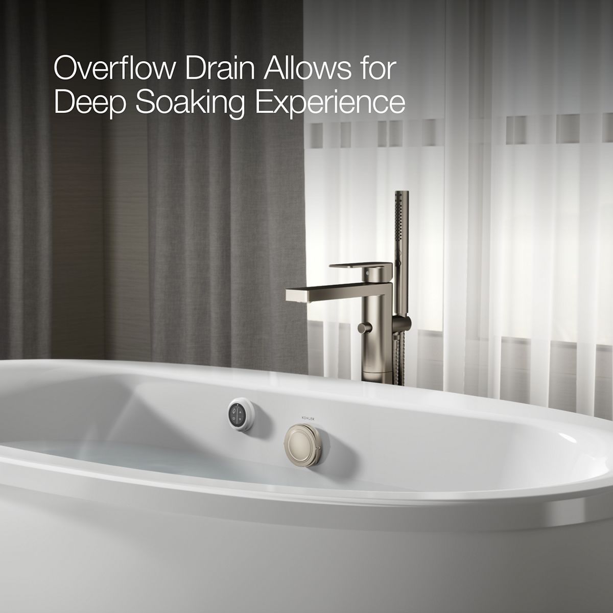 8002-sunstruck-65-1-2-x-35-1-2-freestanding-bath-with-bask-heated-surface-and-straight-shroud-6.jpg Sunstruck® 65-1/2" x 35-1/2" freestanding bath with Bask® heated surface and straight shroud