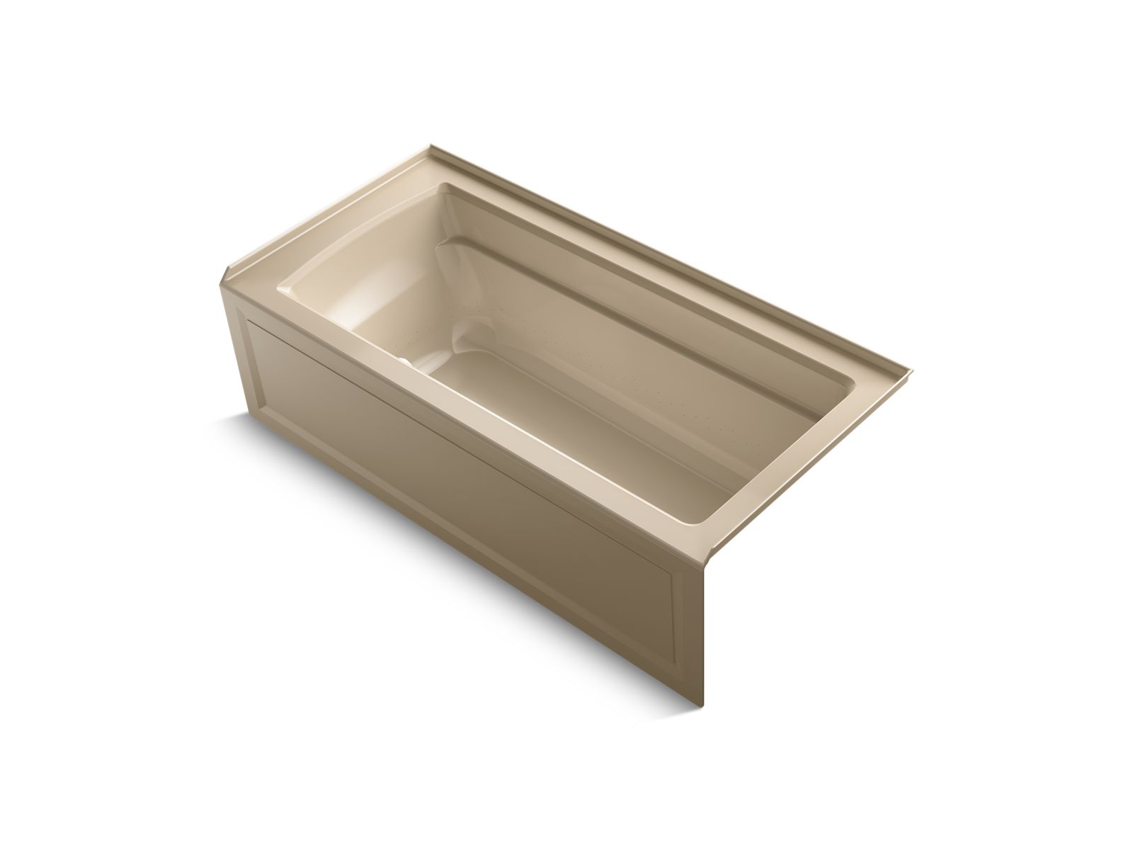 8254-archer-66-x-32-alcove-bubblemassage-air-bath-with-integral-apron-right-hand-drain-and-bask-heated-surface-2.jpg Archer® 66" x 32" alcove BubbleMassage™ air bath with integral apron, right-hand drain and Bask® heated surface