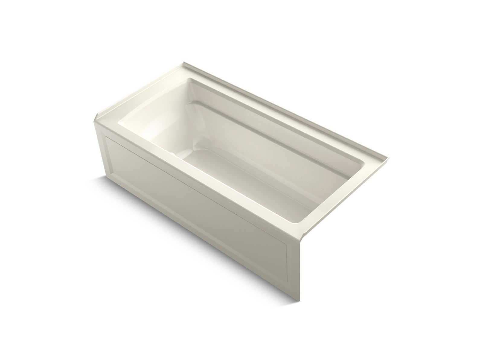 8254-archer-66-x-32-alcove-bubblemassage-air-bath-with-integral-apron-right-hand-drain-and-bask-heated-surface-7.jpg Archer® 66" x 32" alcove BubbleMassage™ air bath with integral apron, right-hand drain and Bask® heated surface