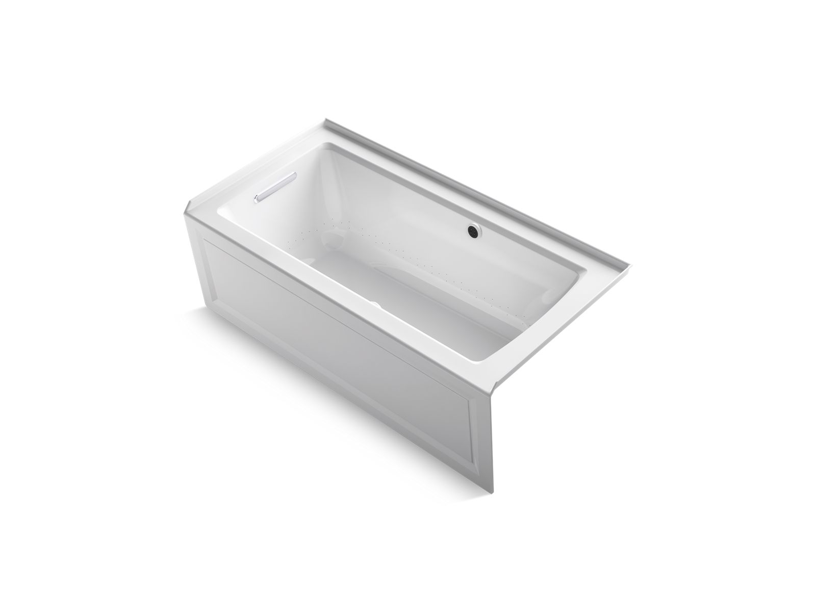8265-archer-60-x-30-alcove-bubblemassage-air-bath-with-integral-apron-left-hand-drain-and-bask-heated-surface-1.jpg Archer® 60" x 30" alcove BubbleMassage™ air bath with integral apron, left-hand drain and Bask® heated surface