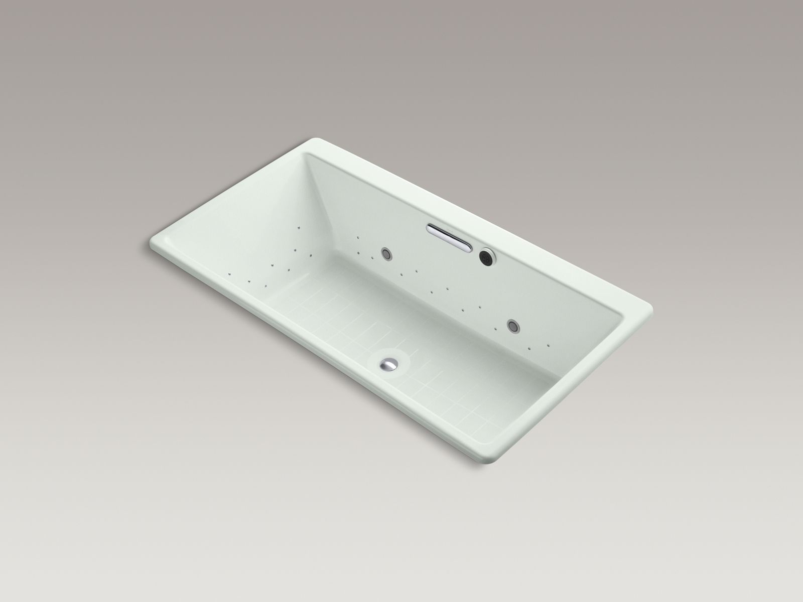 8495-r-ve-66-5-16-x-36-drop-in-bubblemassage-air-bath-with-chromatherapy-and-polished-chrome-airjet-finish-6.jpg Rêve® 66-5/16" x 36" drop-in BubbleMassage™ air bath with chromatherapy and Polished Chrome airjet finish